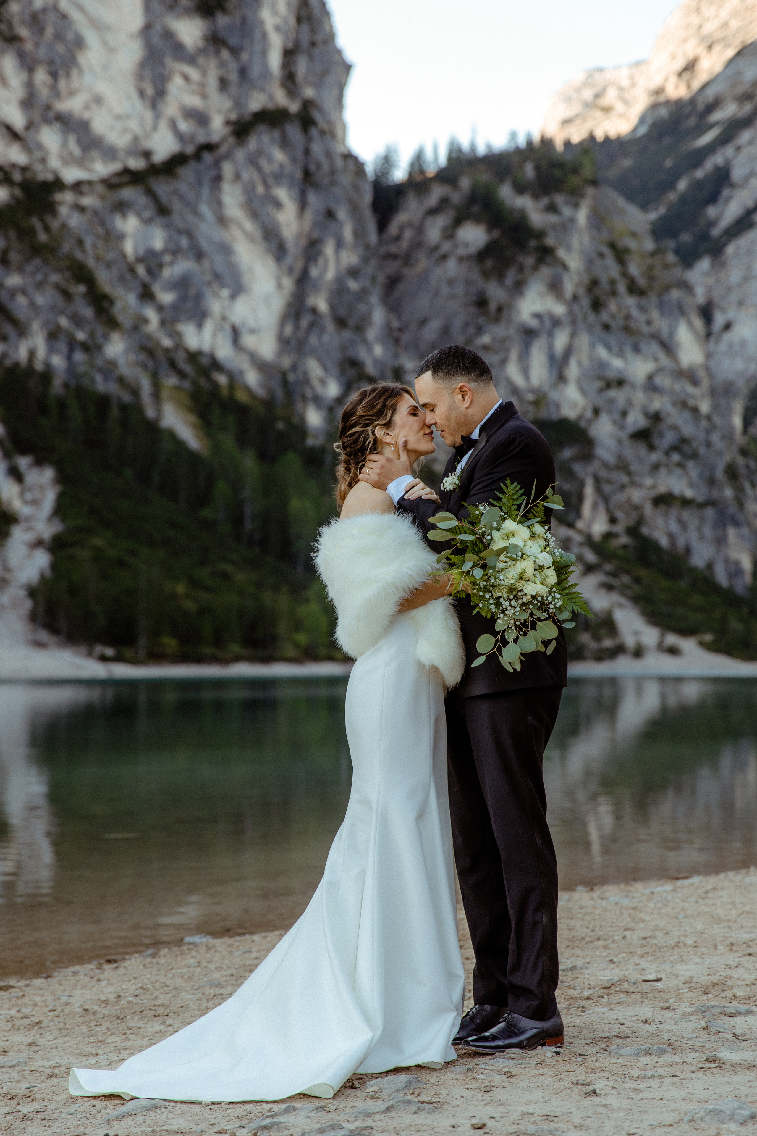 Sunrise Dolomites Elopement. Iceland elopement photographer & videographer