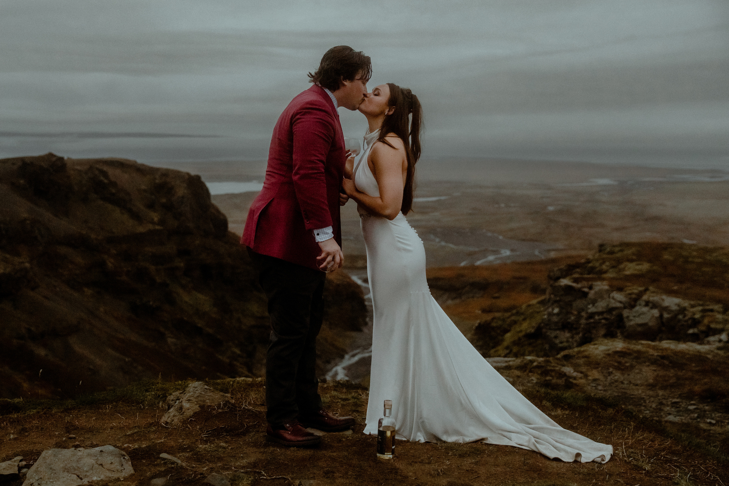 Secret hiking Elopement in Iceland. Iceland elopement photo and video | Nikolaichik Photo