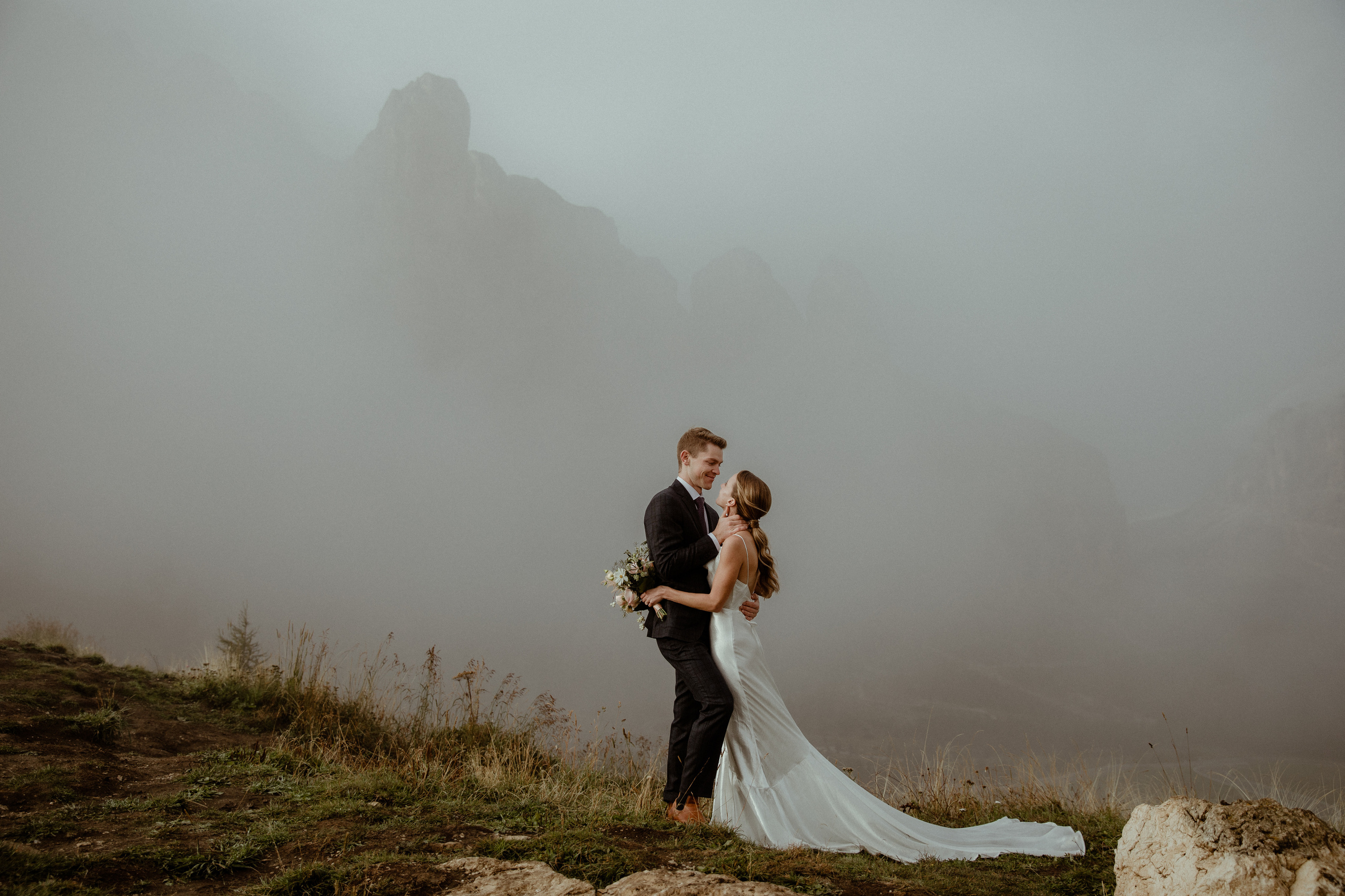 Intimate Wedding in the Dolomites. Iceland elopement photo and video | Nikolaichik Photo