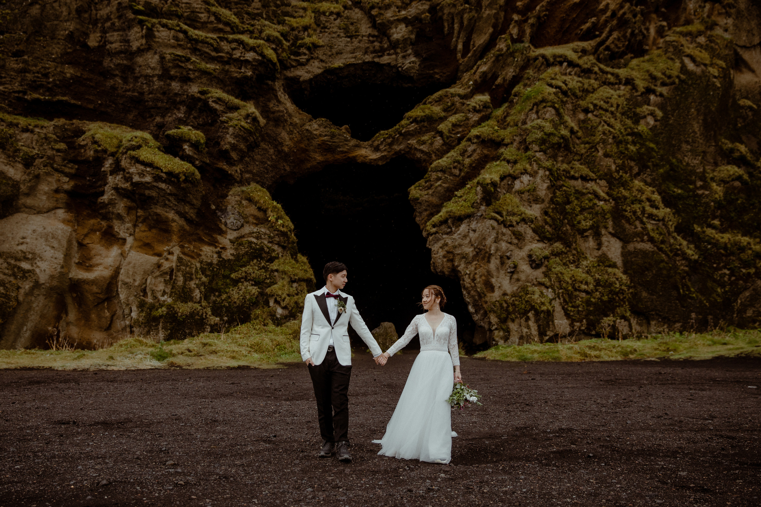 Adventure Ice Cave Elopement in Iceland. Iceland elopement photographer & videographer