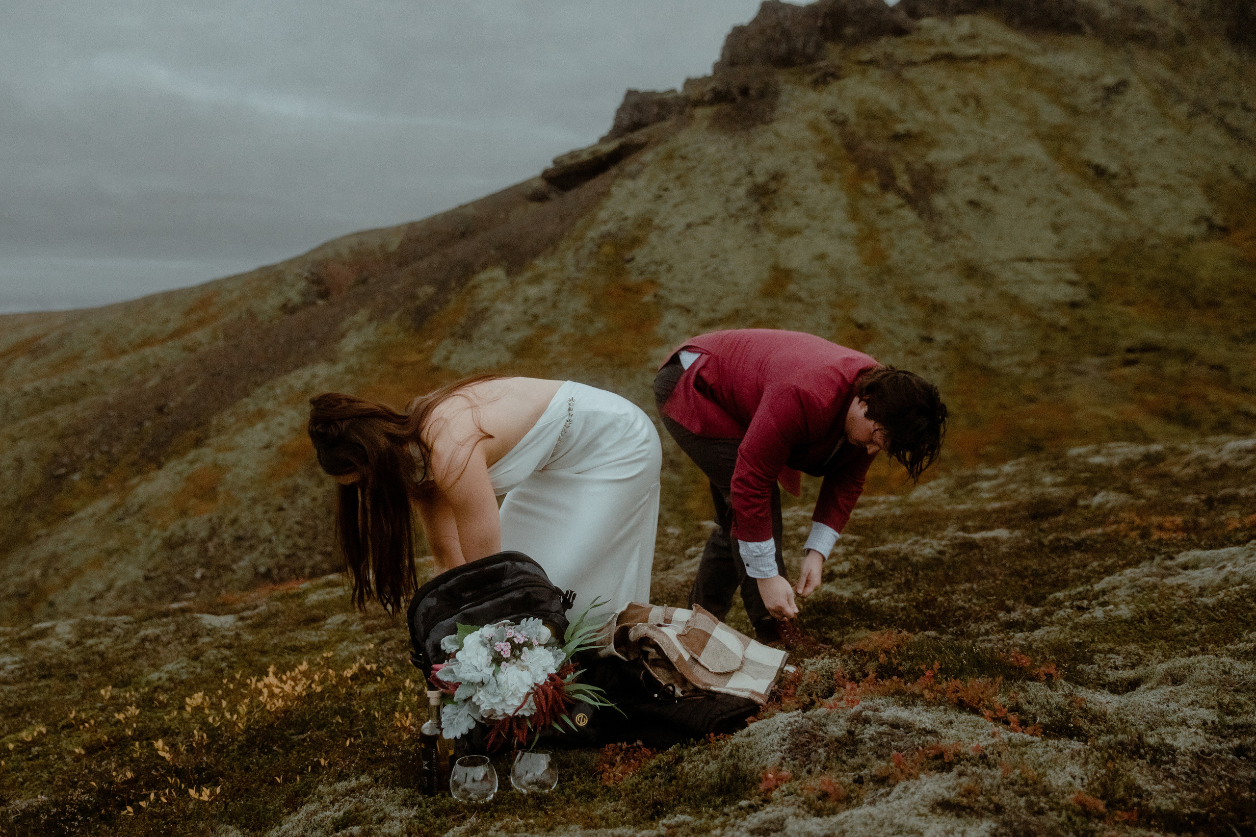 Secret hiking Elopement in Iceland. Iceland elopement photo and video | Nikolaichik Photo