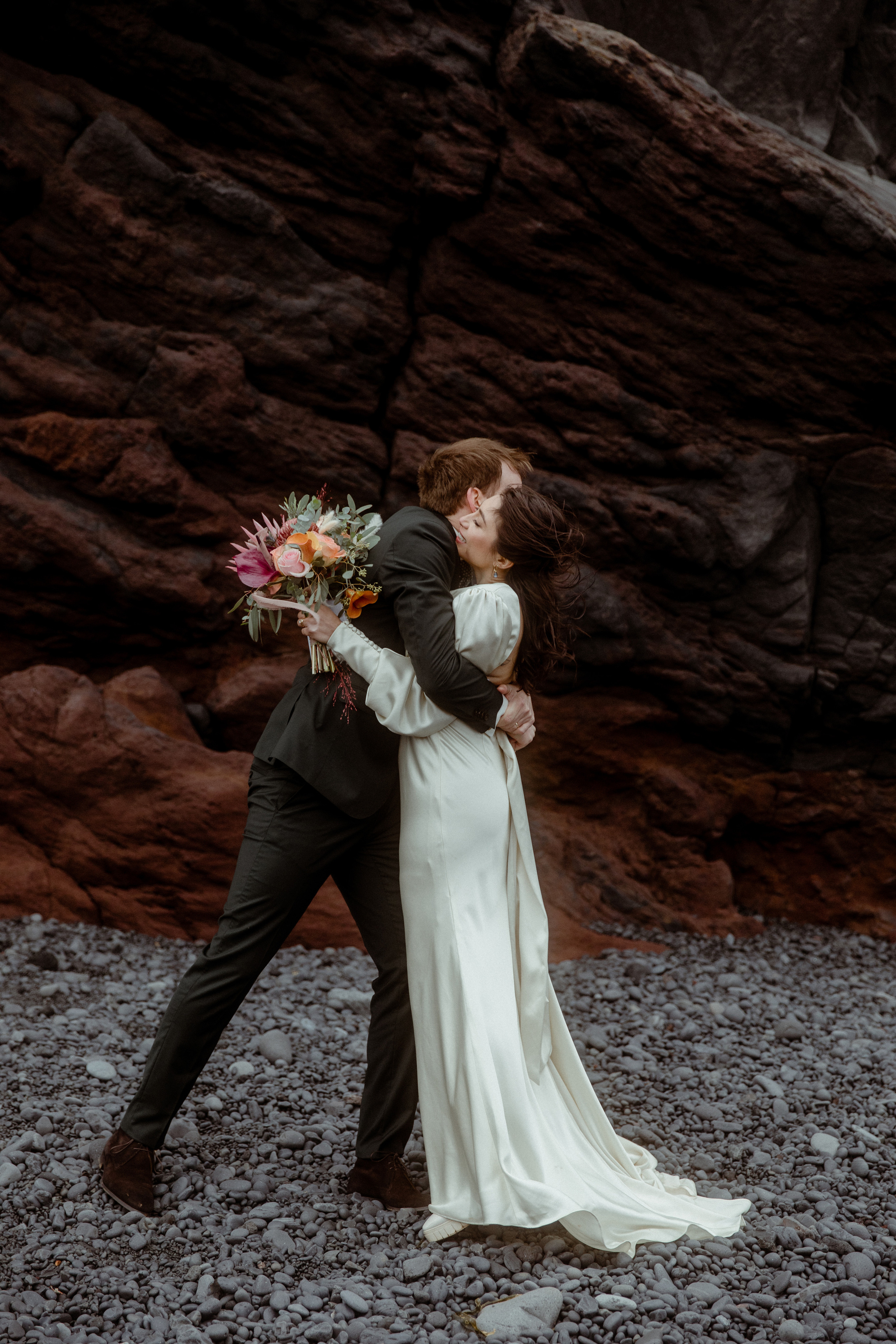 Elopement at Snaefellsnes Iceland | Wedding photos with Icelandic horses. Iceland elopement photo and video | Nikolaichik Photo