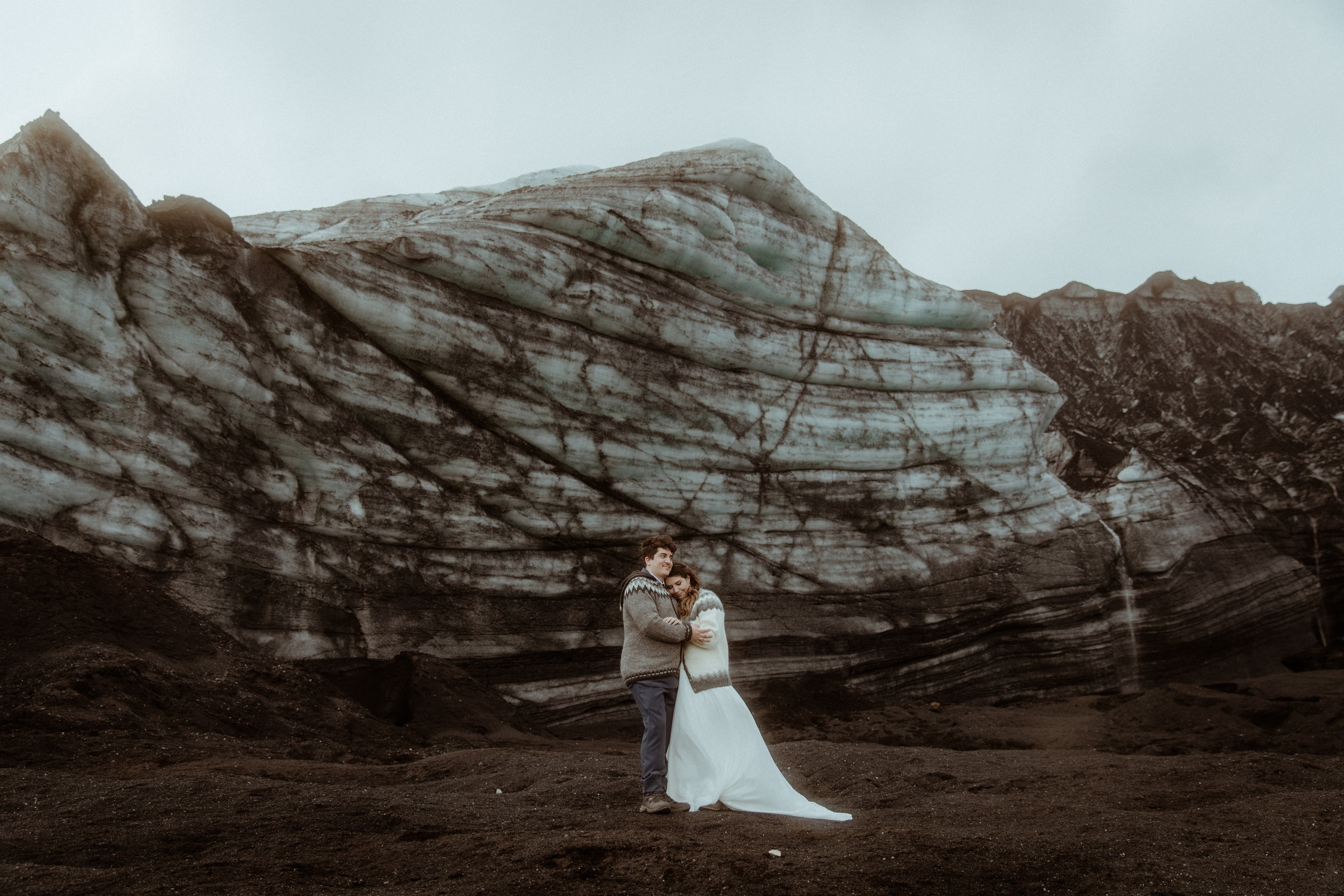 Private Black Sand Beach Elopement. Iceland elopement photographer & videographer
