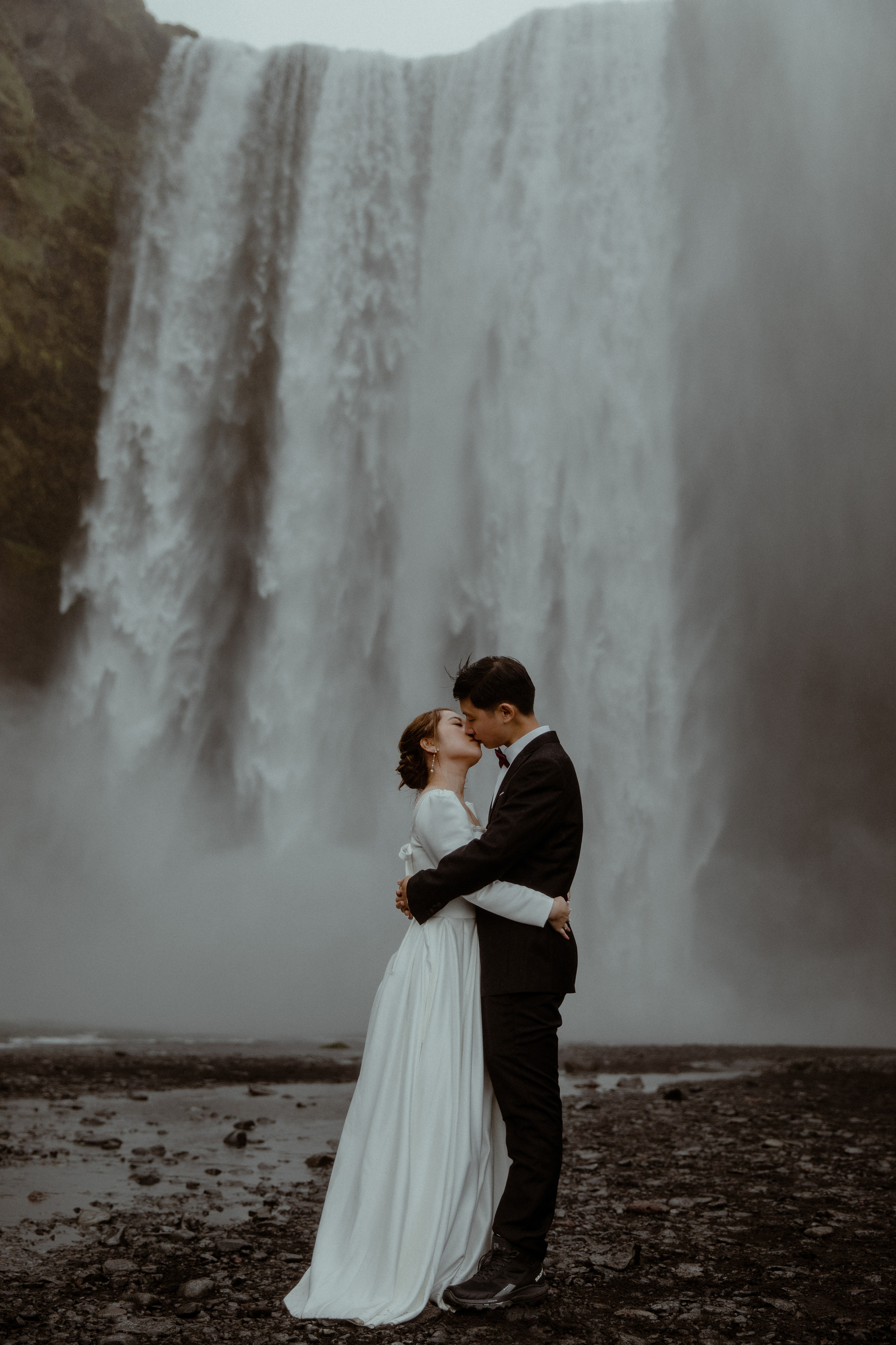 Adventure Ice Cave Elopement in Iceland. Iceland elopement photographer & videographer