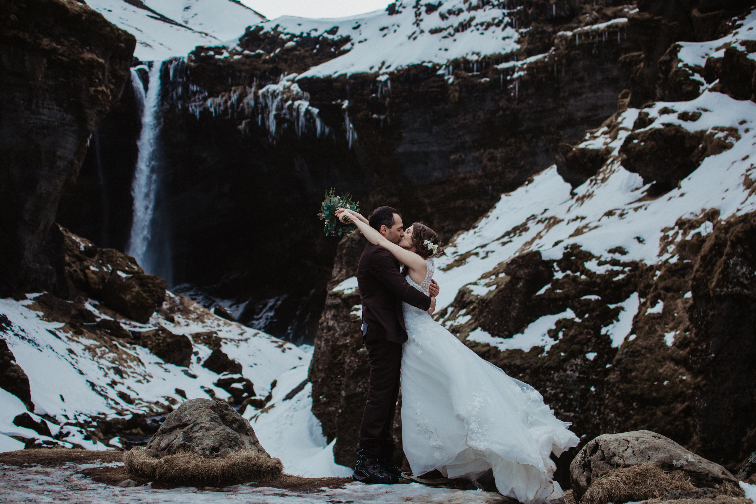 Winter Wedding in Iceland. Iceland elopement photo and video | Nikolaichik Photo