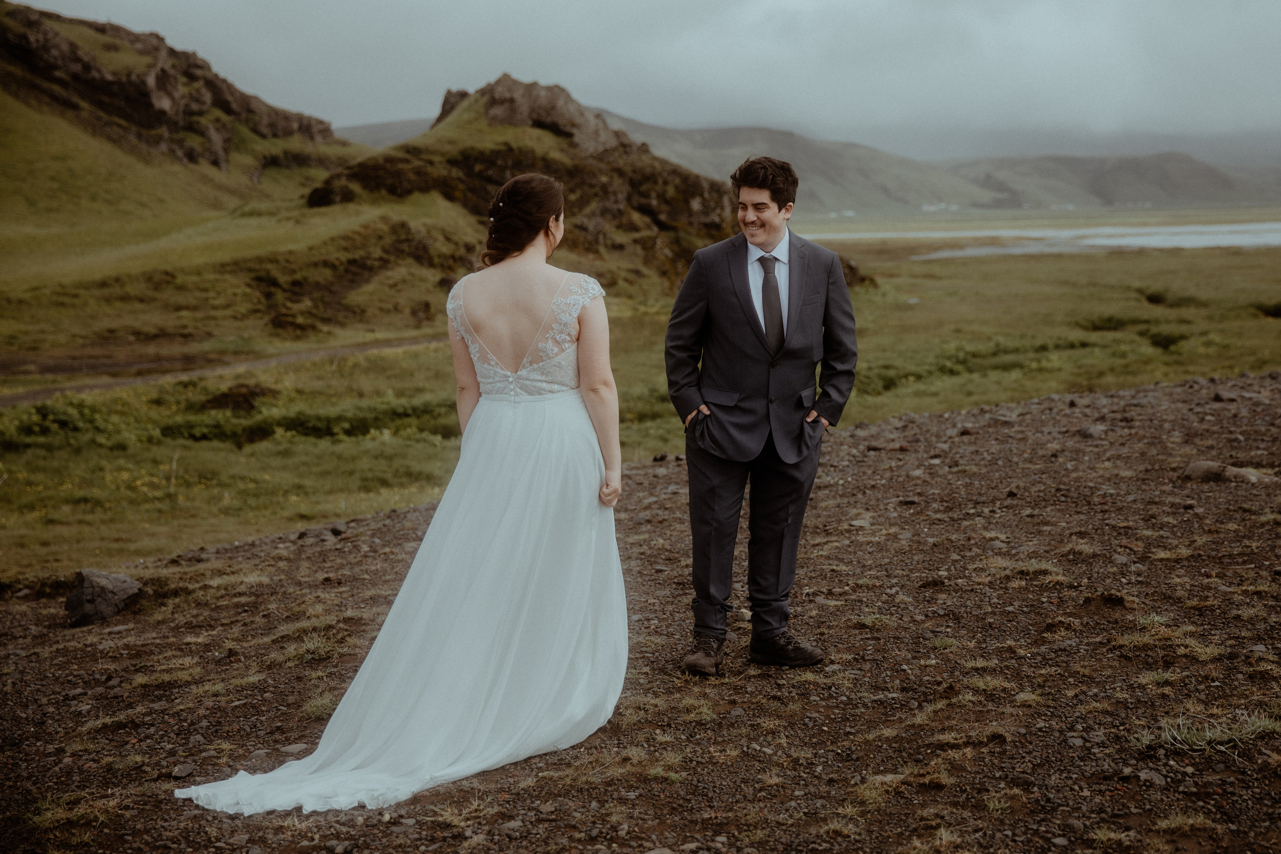Private Black Sand Beach Elopement. Iceland elopement photographer & videographer