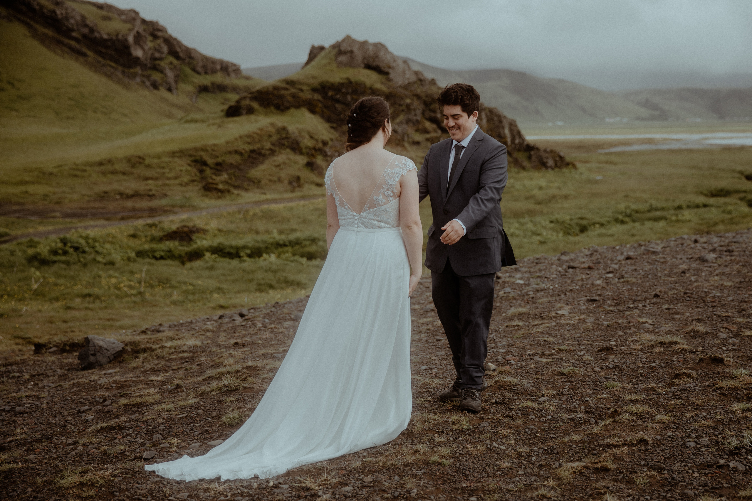 Private Black Sand Beach Elopement. Iceland elopement photographer & videographer