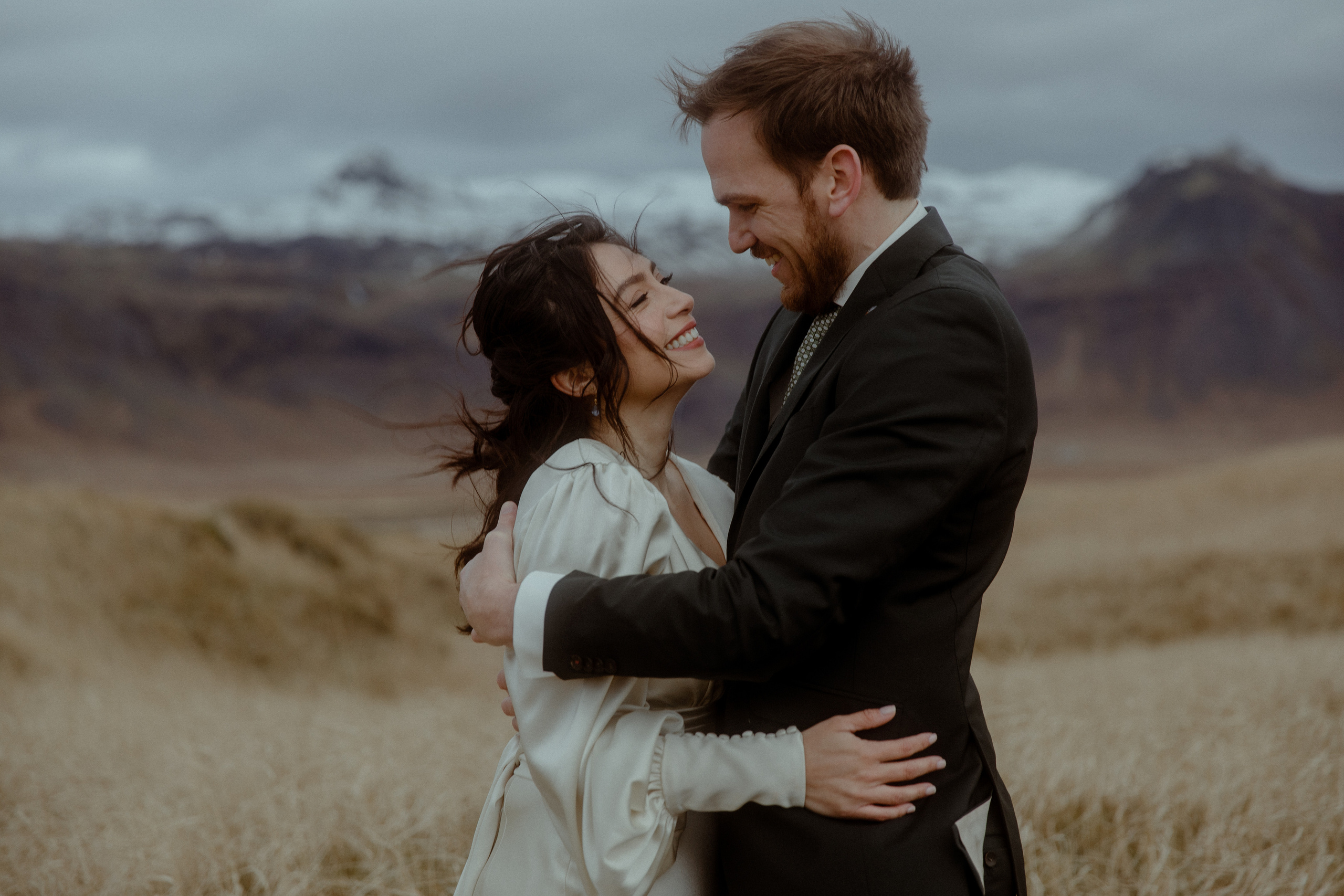 Elopement at Snaefellsnes Iceland | Wedding photos with Icelandic horses. Iceland elopement photo and video | Nikolaichik Photo