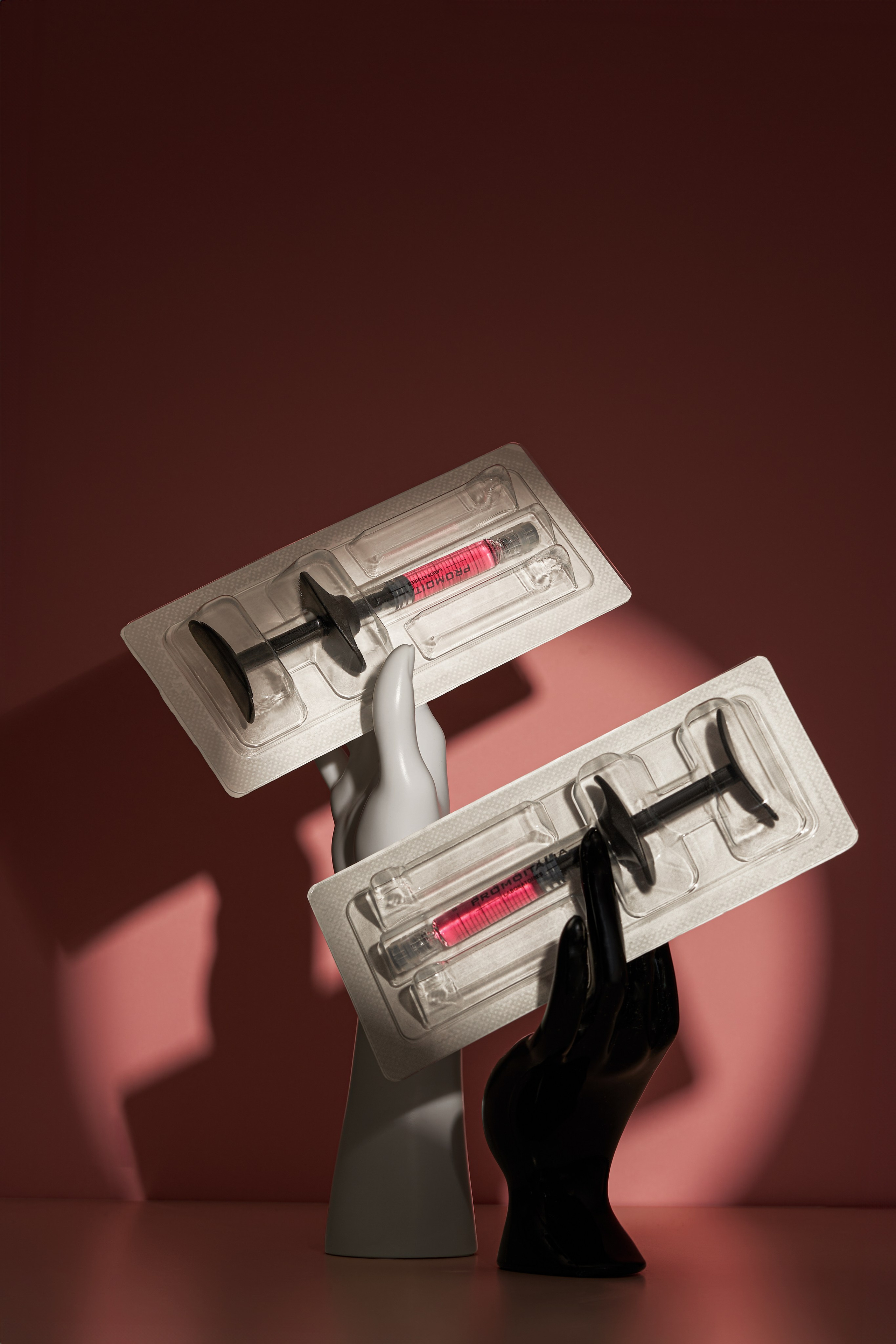 Studio shot of a beauty product with elegant props