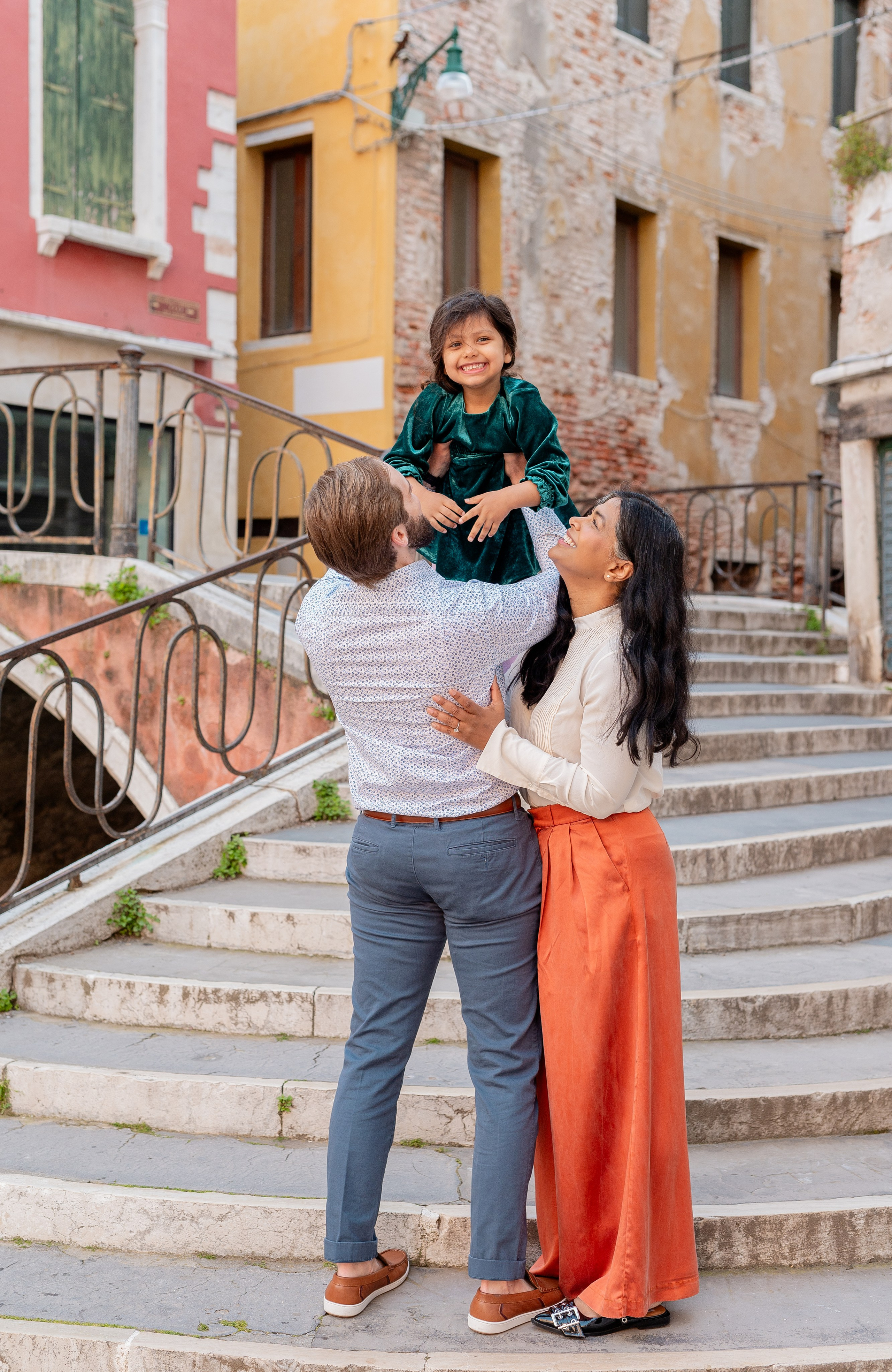 Family photoshoot in Venice. Photographer in Venice Anna Terzi