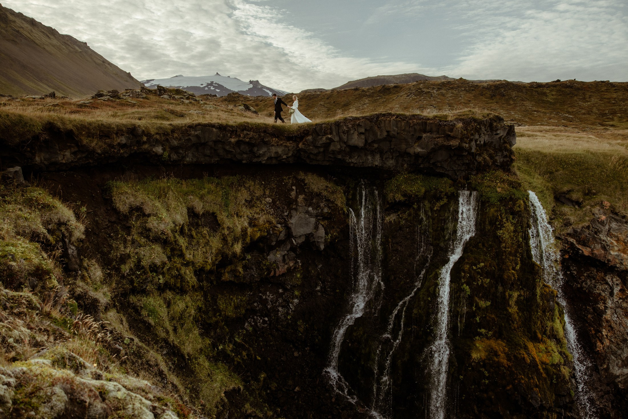 Iceland elopement at Budir Black Church | Snæfellsnes wedding by Iceland elopement photographer & videographer. Iceland elopement photographer & videographer
