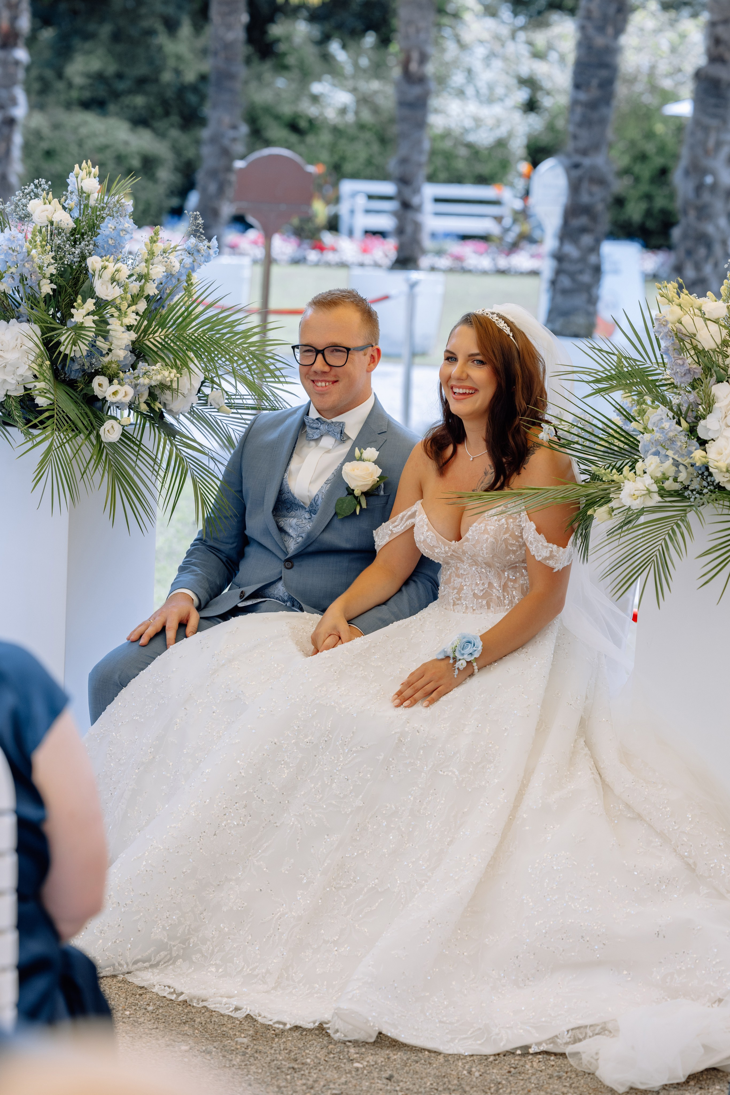 Hochzeit im Schlosscafé im Palmenhaus & Schloss Nymphenburg. Hochzeitsfotograf München Taufe Familienfotograf Tanja Mauke