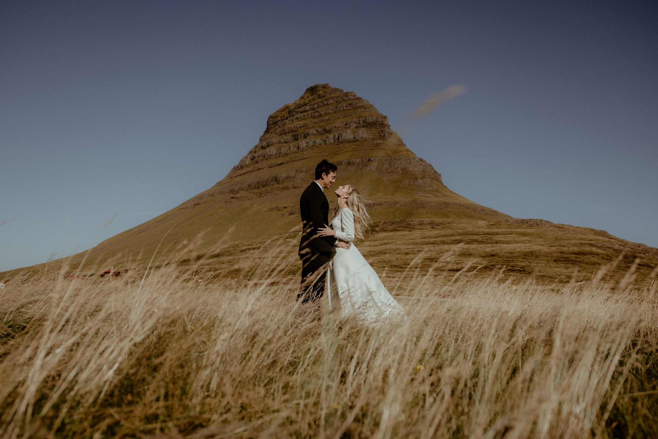 Iceland elopement at Budir Black Church | Snæfellsnes wedding by Iceland elopement photographer & videographer. Iceland elopement photographer & videographer