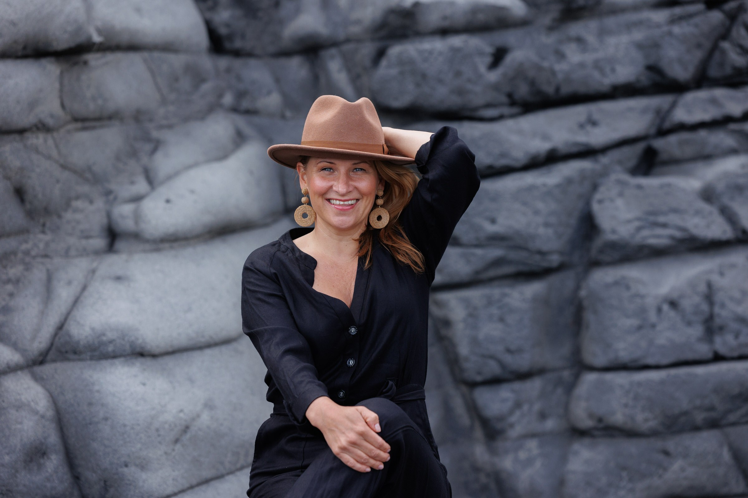 Portrait photoshoot in stone Gran Canaria