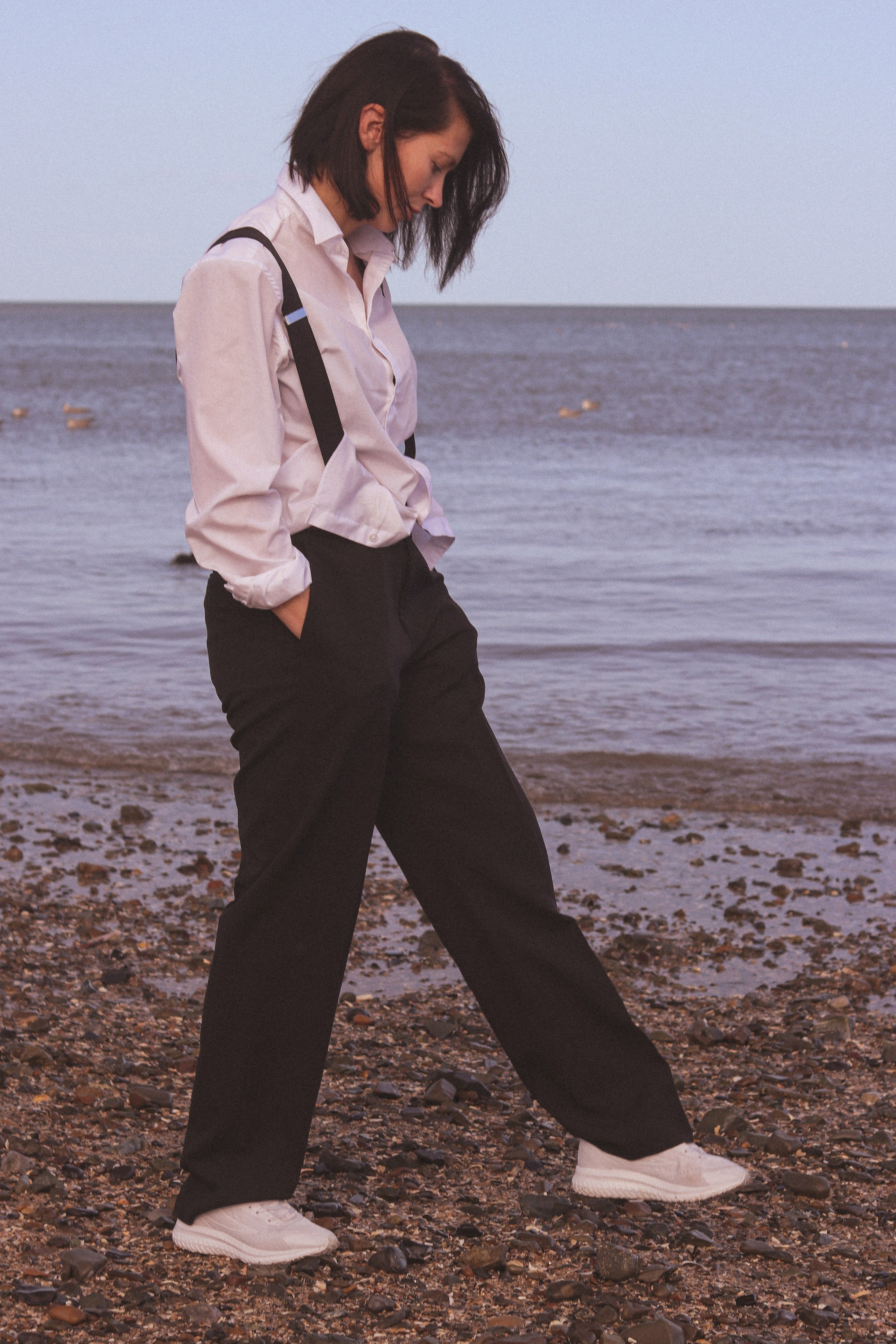 Individual photoshoot in Balbriggan beach. Photographer Co Dublin, Balbriggan — Agata Maliseva