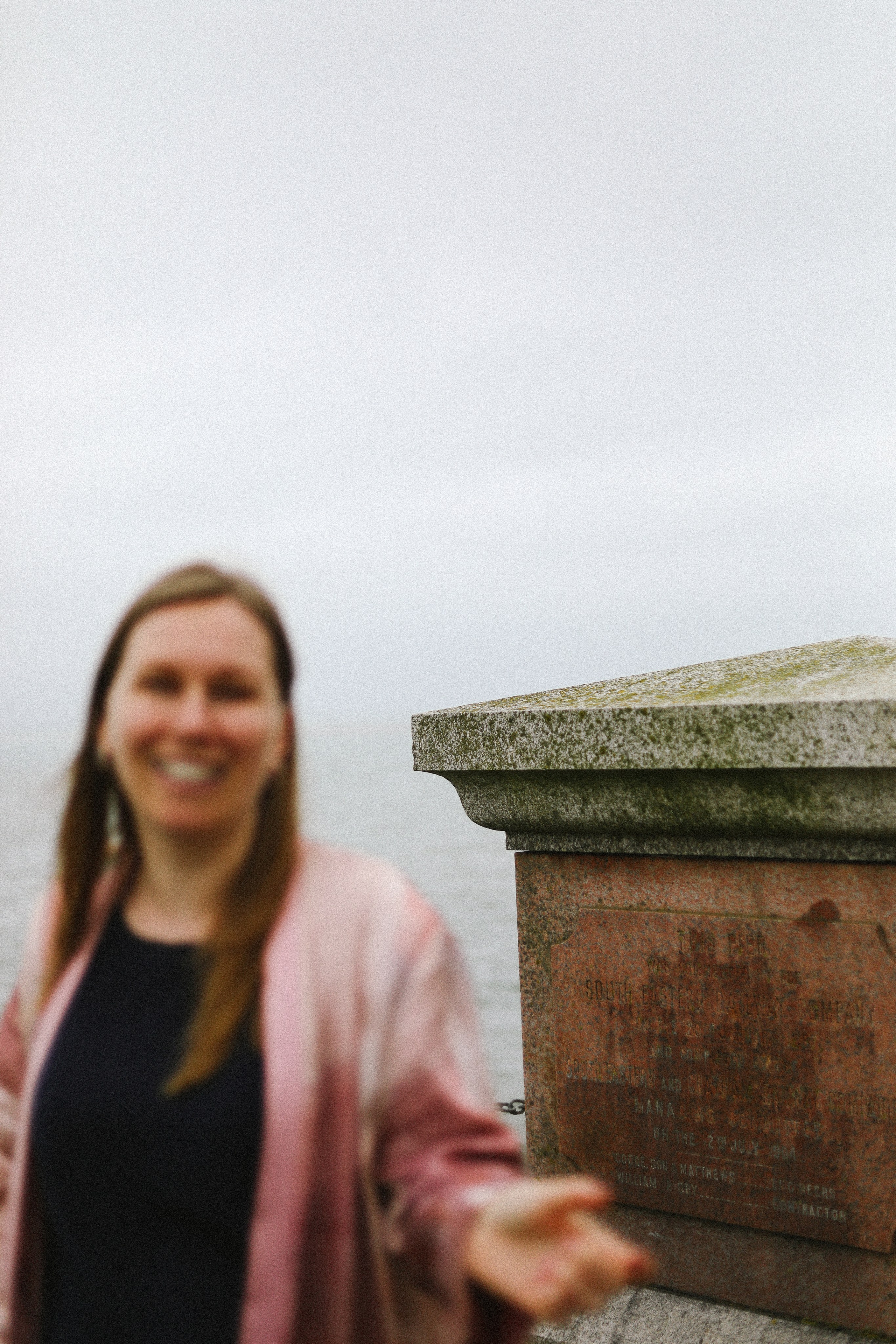 Katya near the lighthouse. Victoria Dini. Art photography in London / Folkestone, UK