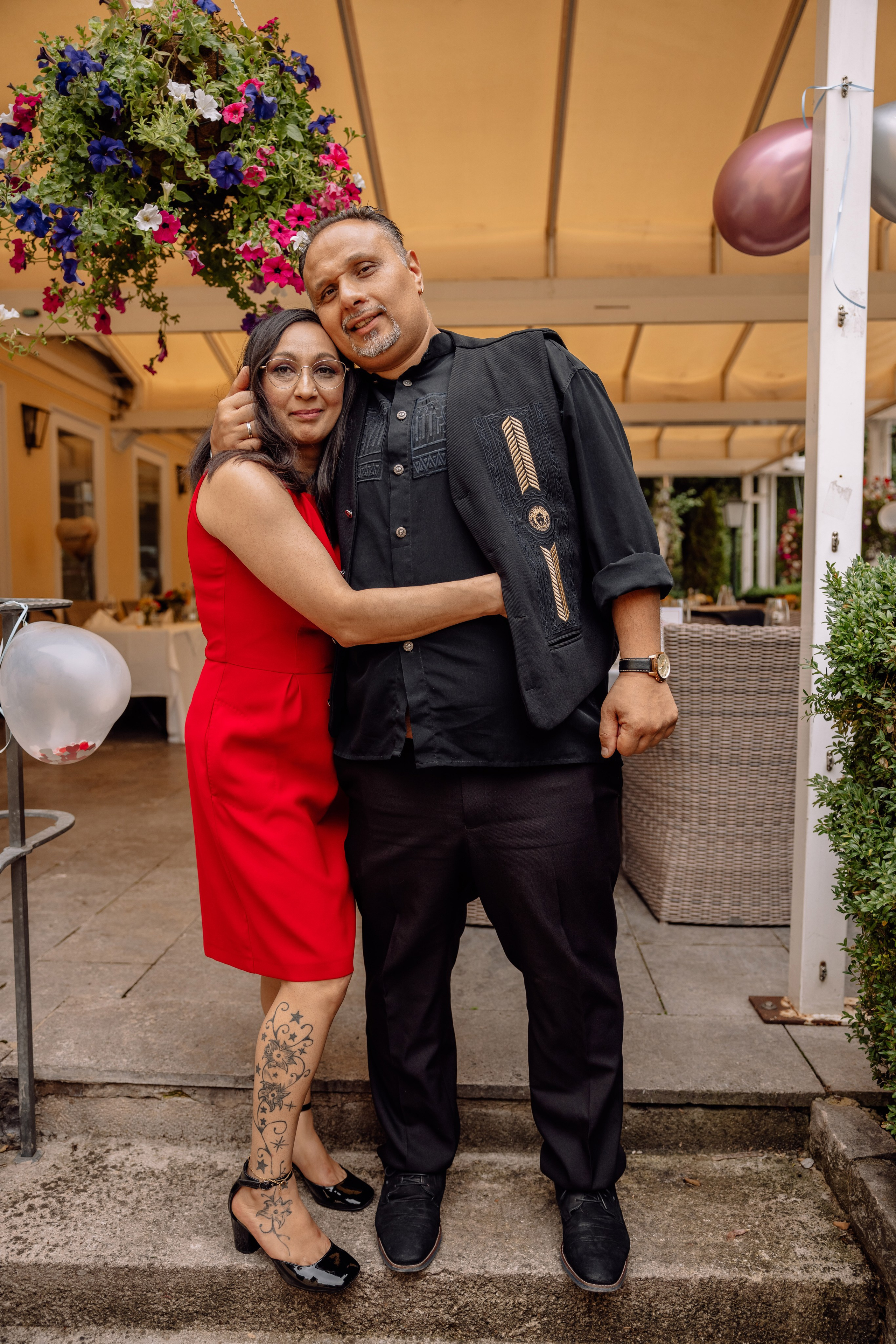 Sandra und Kevin: Standesamt Unterföring und Friedensengel. Hochzeitsfotograf München Taufe Familienfotograf Tanja Mauke