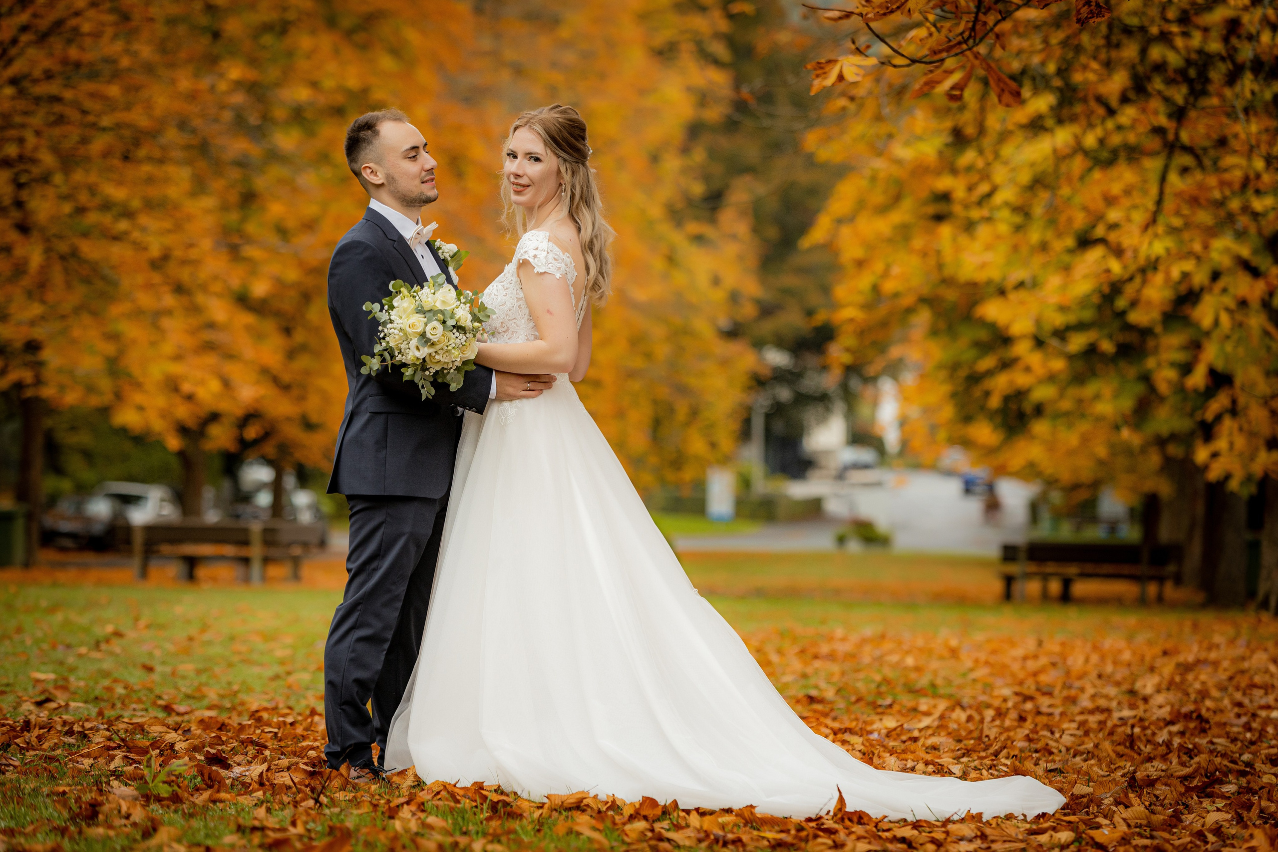 Herbstliche Hochzeit. Fotograf in Deutschland - Michael Baron