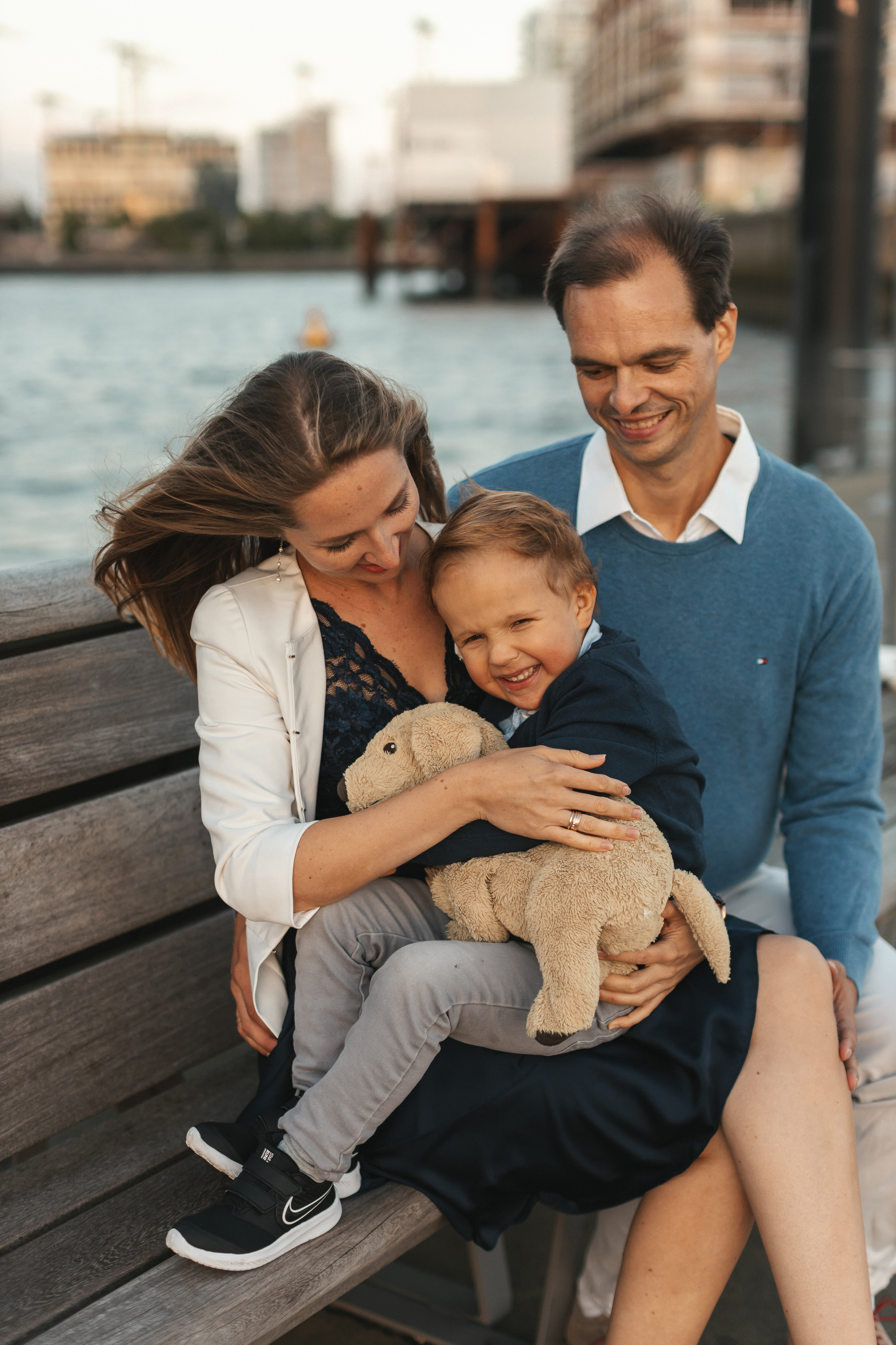 Familienspaziergang in Hamburg in der HafenCity. Maria Chistyakovа — Fotografin in Karlsruhe, Baden-Baden und Umgebung