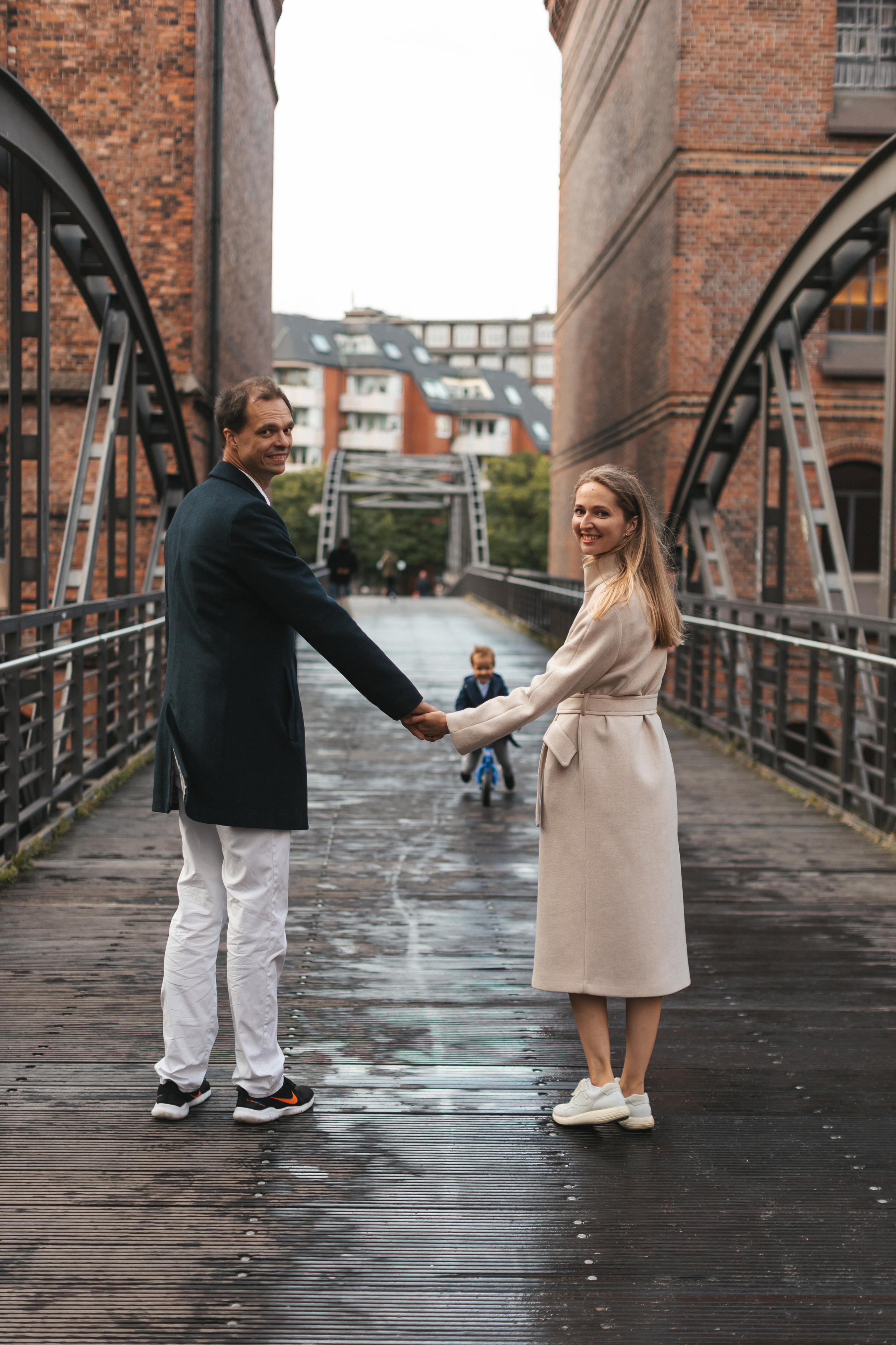 Familienspaziergang in Hamburg in der HafenCity. Maria Chistyakovа — Fotografin in Karlsruhe, Baden-Baden und Umgebung