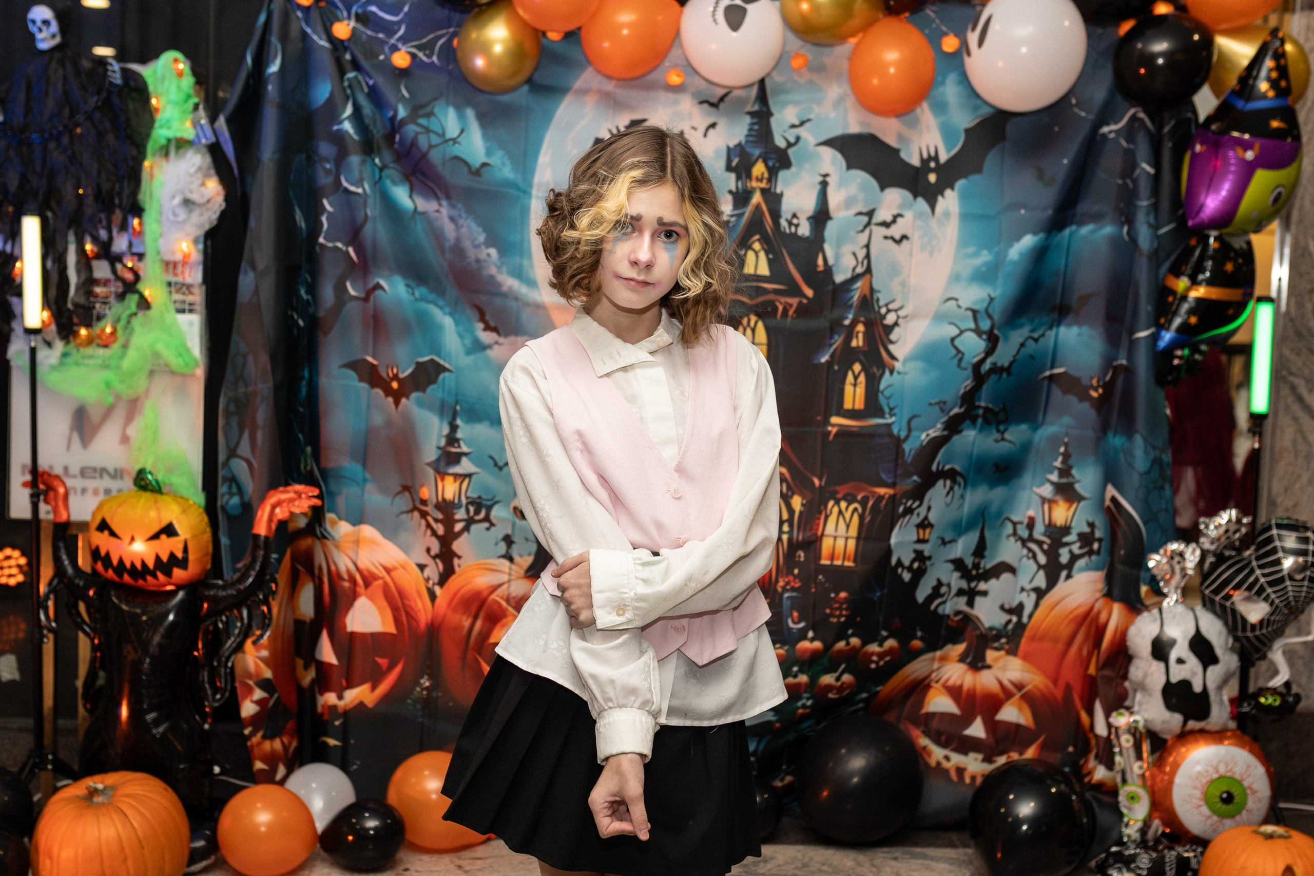 Leo dance studio Helloween 2025. Семейный и детский фотограф в Варшаве Мила Бобровская