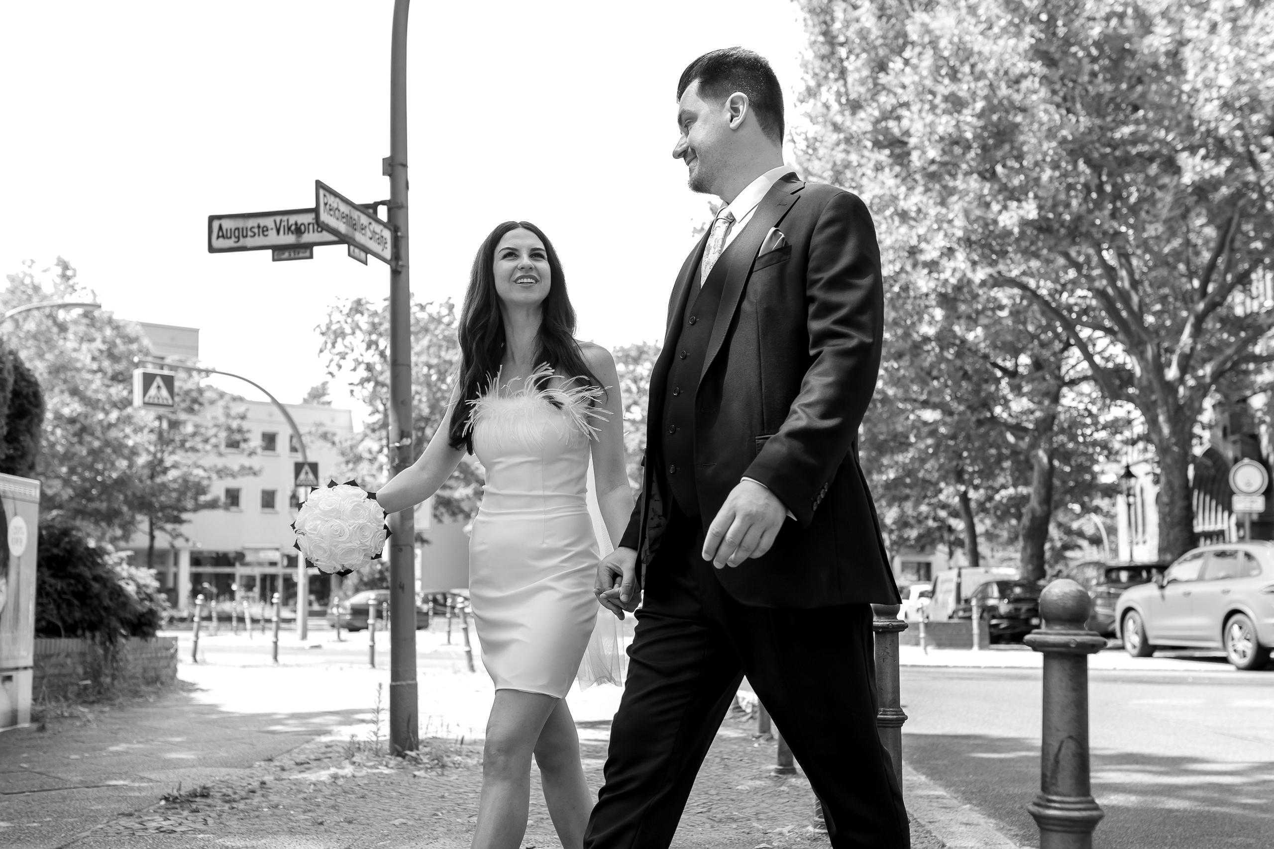 Jana & Max | Standesamtliche Hochzeit im Schmargendorf. Hochzeitsfotografie in Berlin Nataliia Schütze