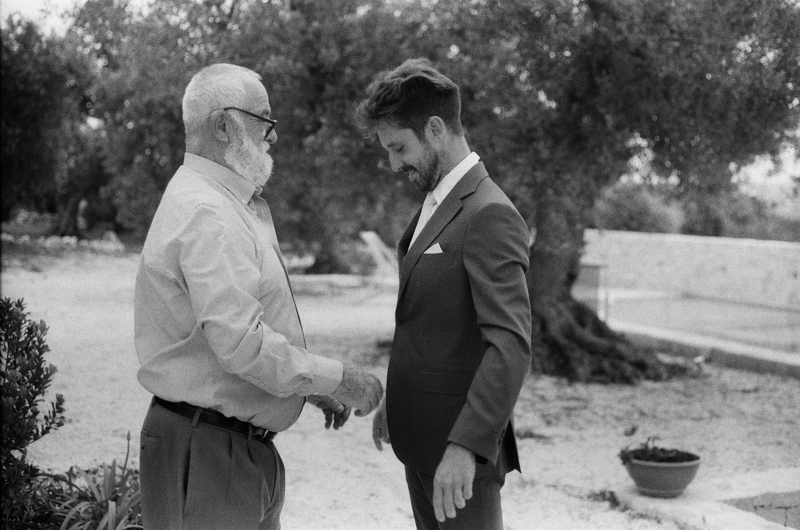 Stephanie & Christian film photos. Wedding photographer Italy