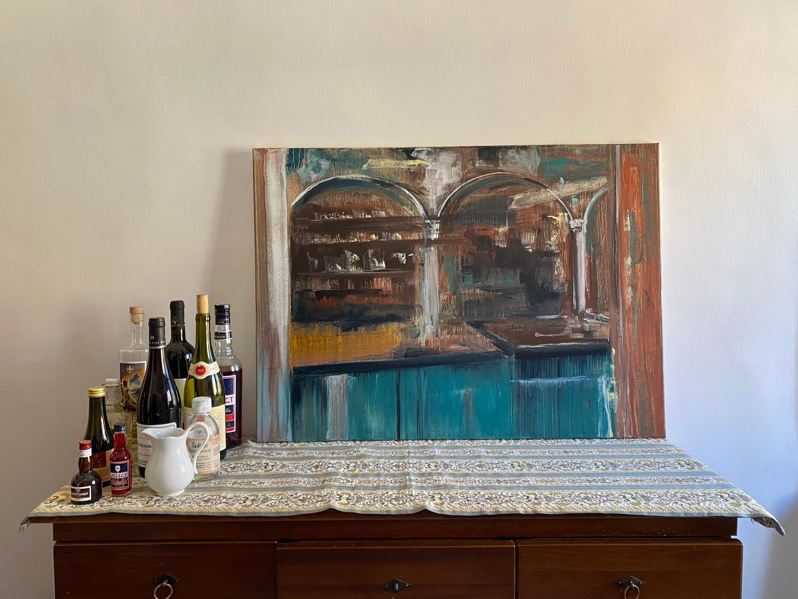 Oil on canvas, 60x95cm.