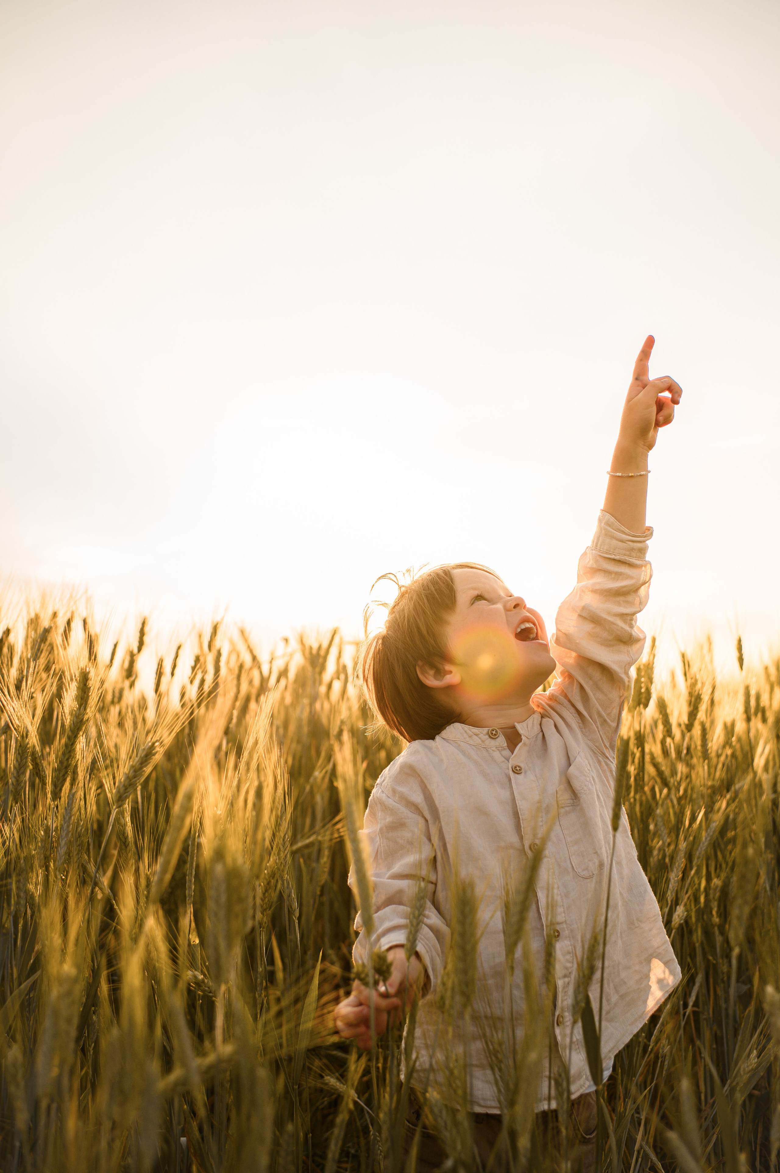Wheat fields. Family, children, portrait, and event photography in Thessaloniki