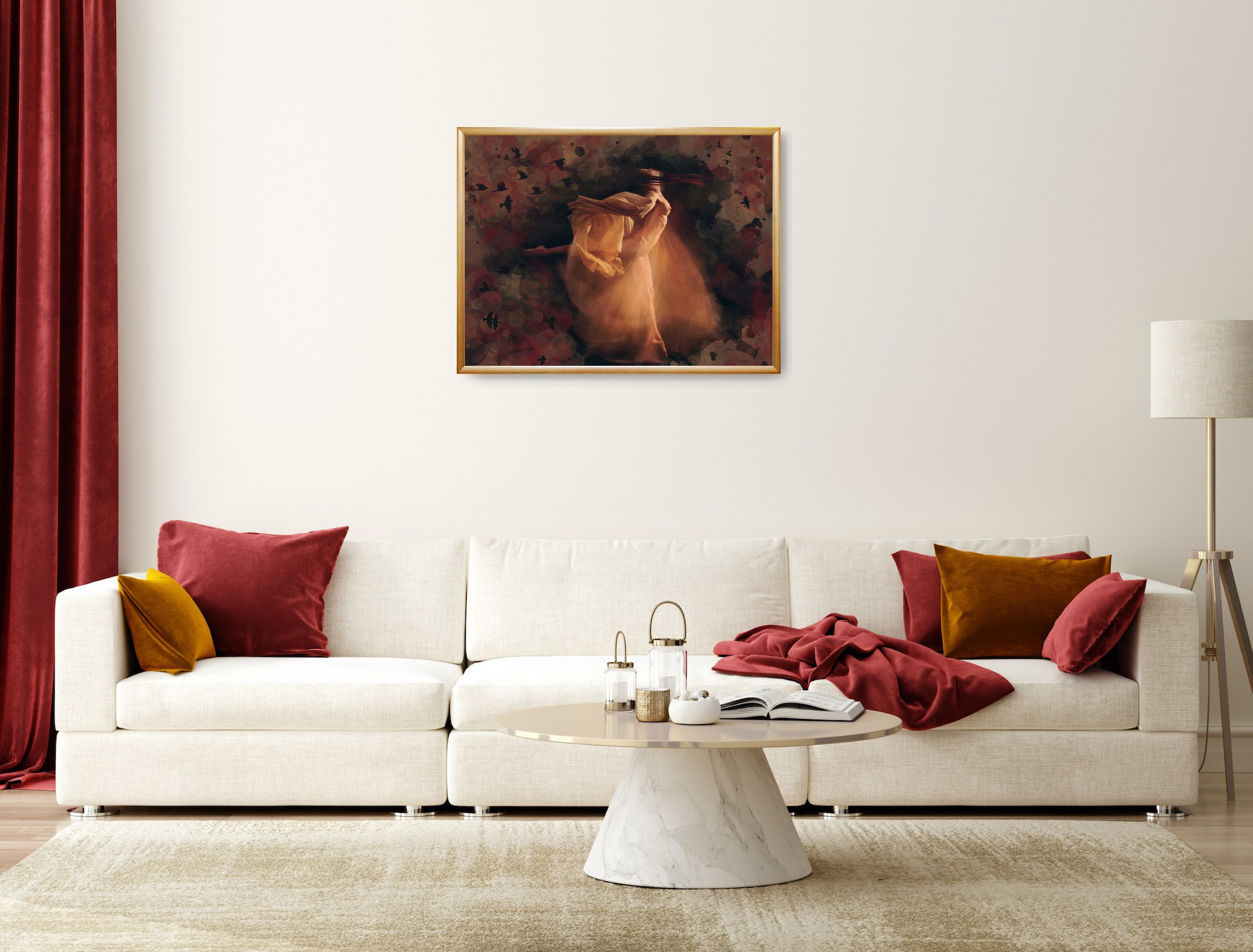 “Freedom”. Birds. Lolly Shine. Contemporary digital artist