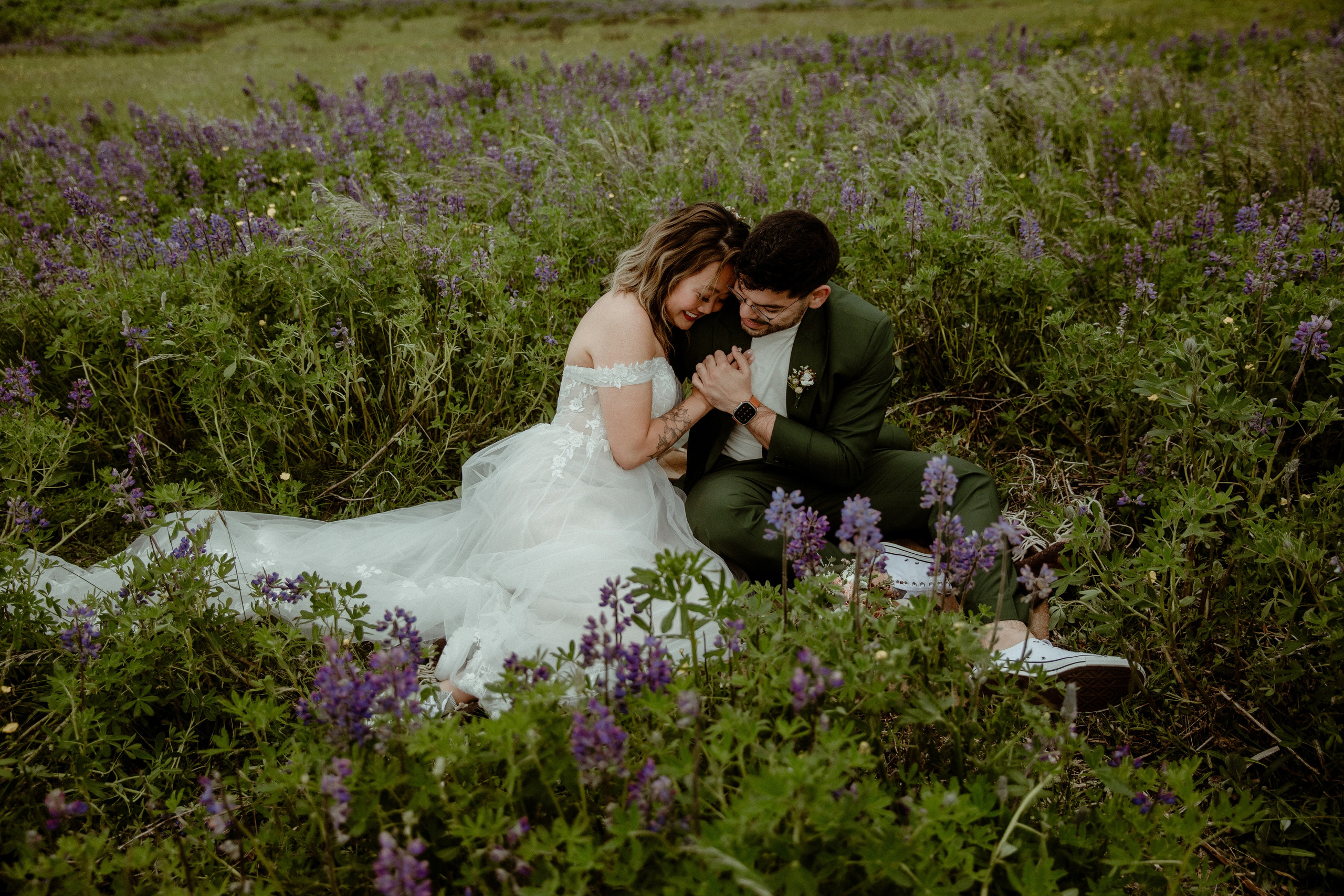 Elopement at Kvernufoss Waterfall. Iceland elopement photo and video | Nikolaichik Photo