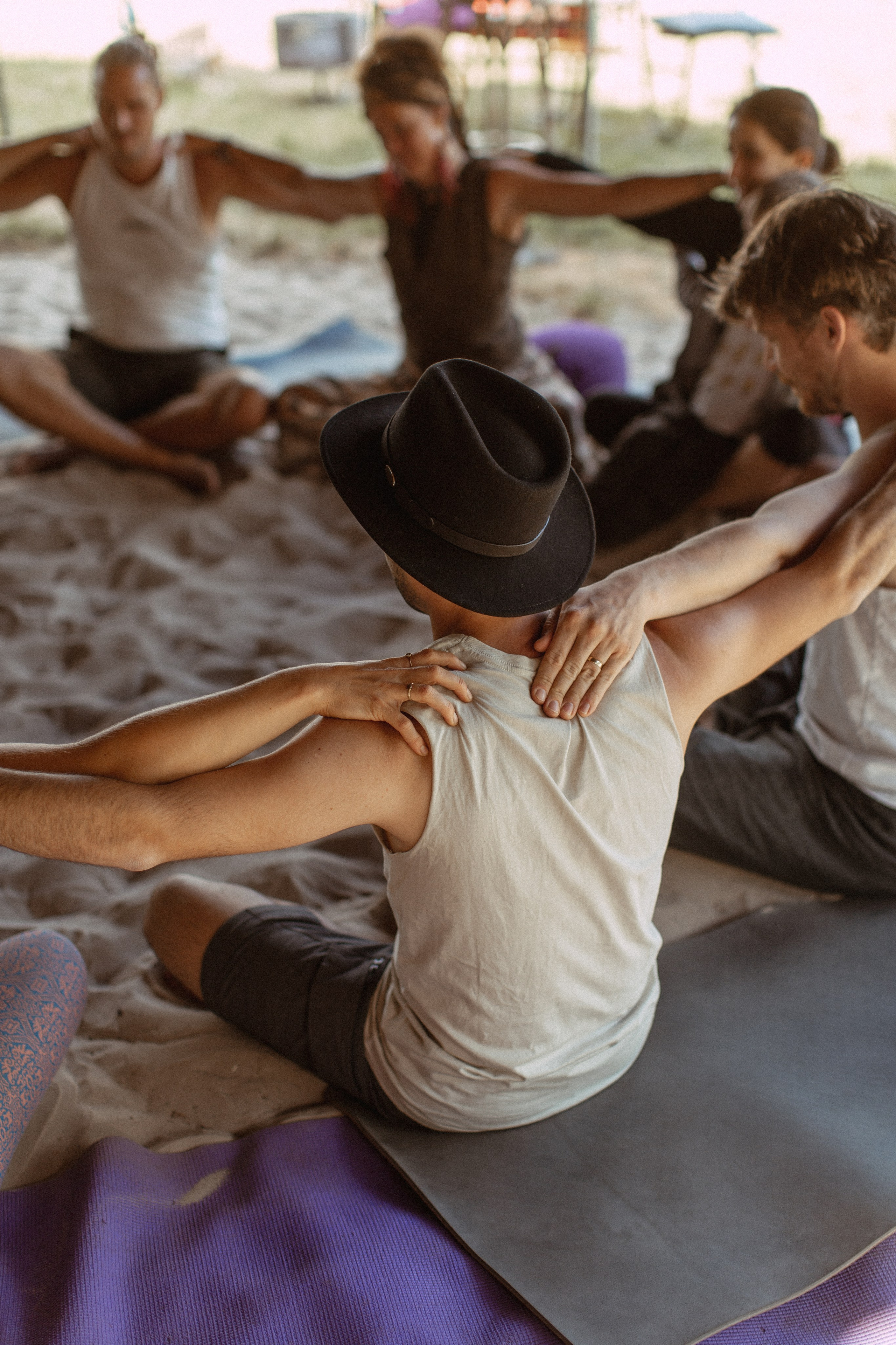 Reportage in camping. True self