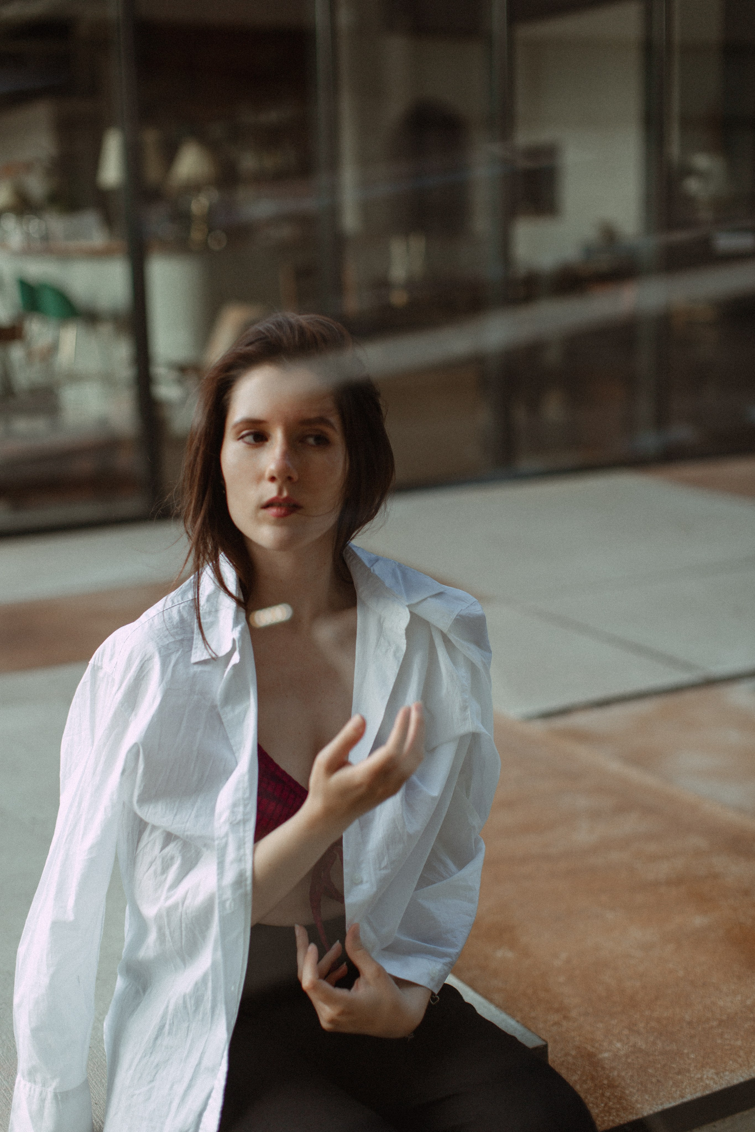 Oksana. The 1st photoshoot in life. True self