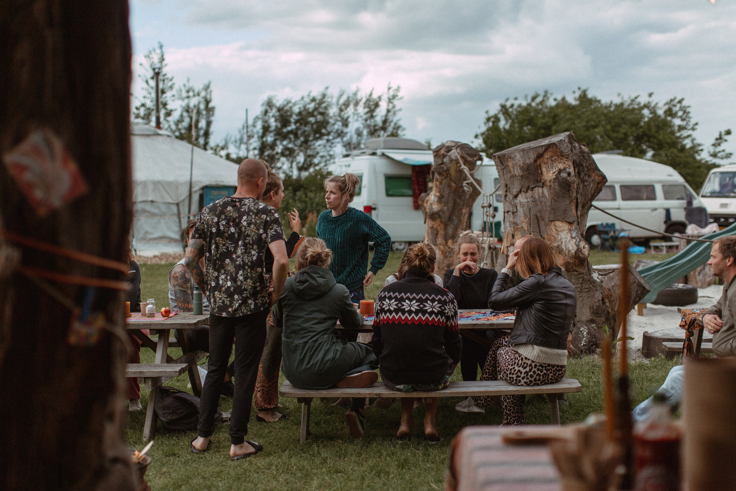 High vibes retreat reportage. True self