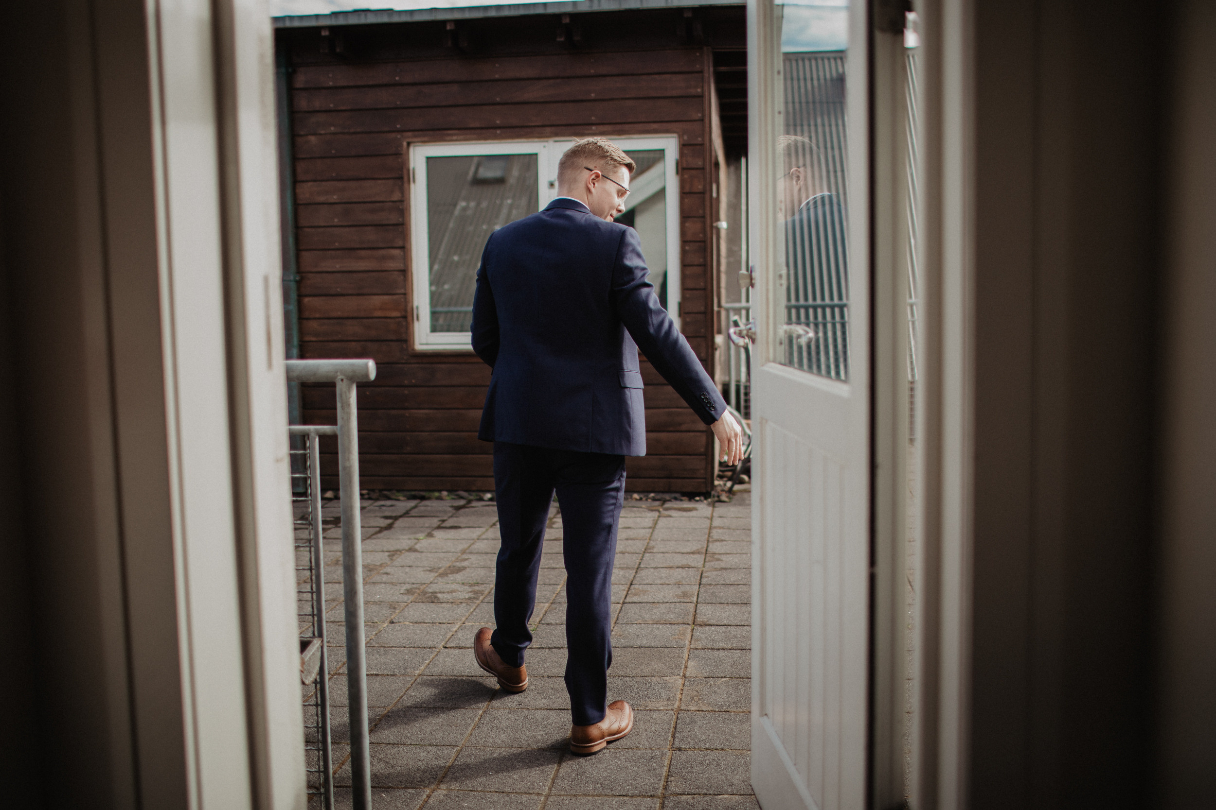 Wedding in Budir black church in Iceland. Iceland elopement photographer & videographer