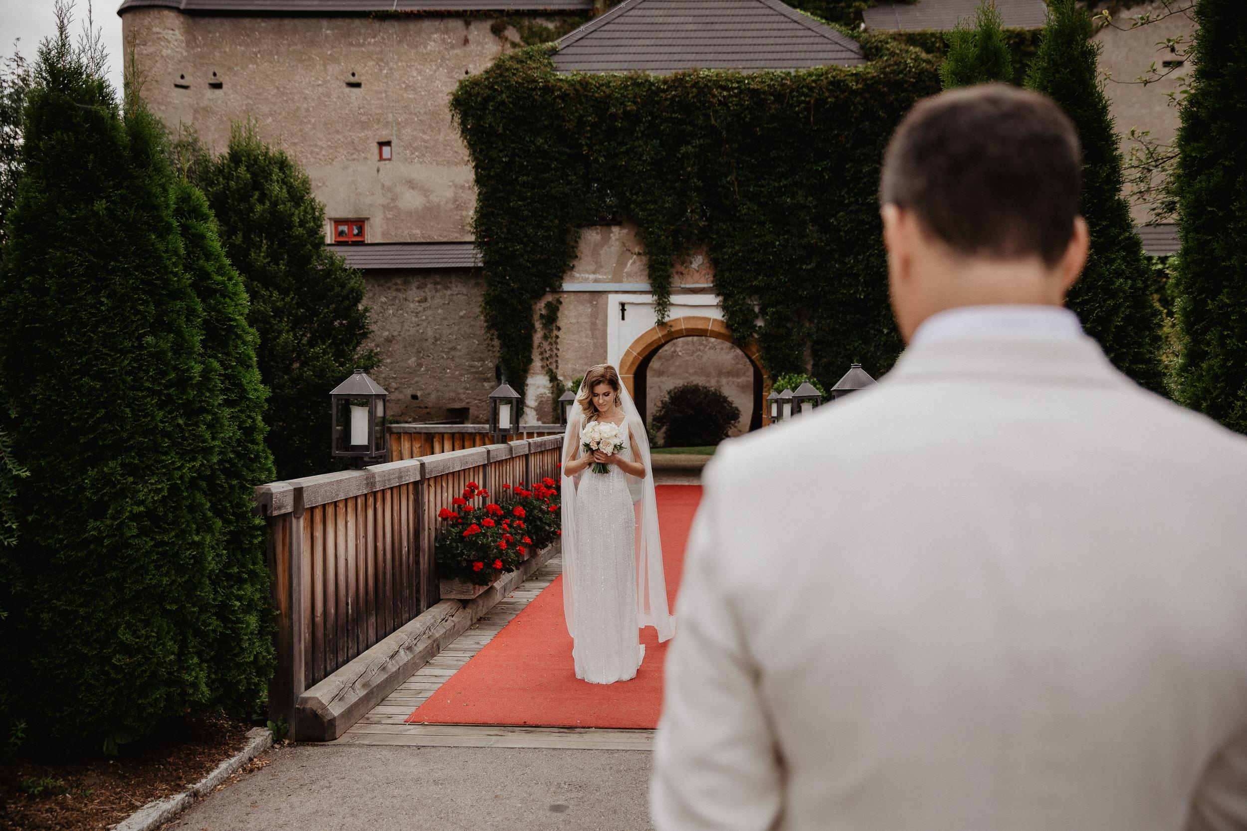 Intimate Wedding in castle Austria. Iceland elopement photographer & videographer