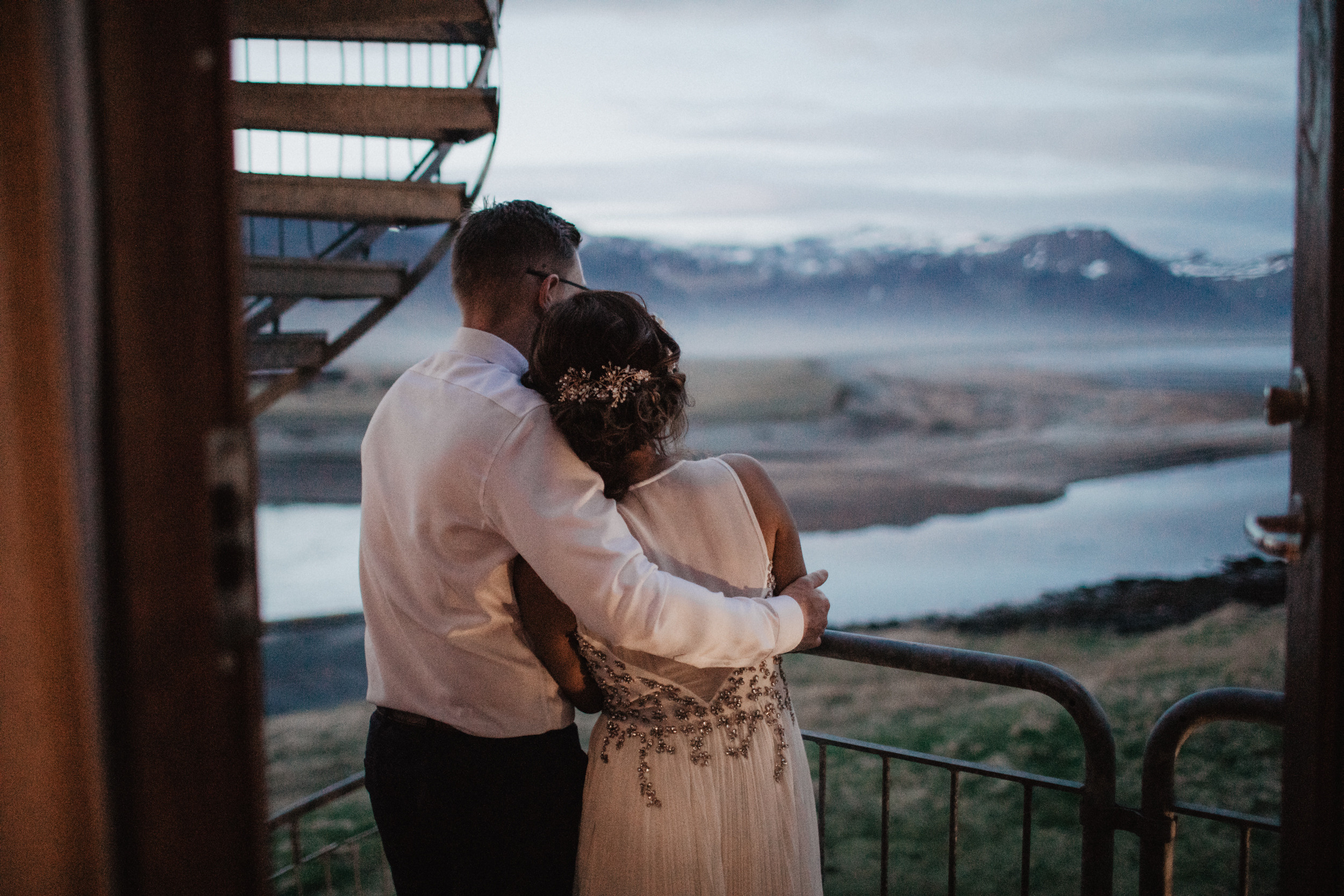 Wedding in Budir black church in Iceland. Iceland elopement photographer & videographer