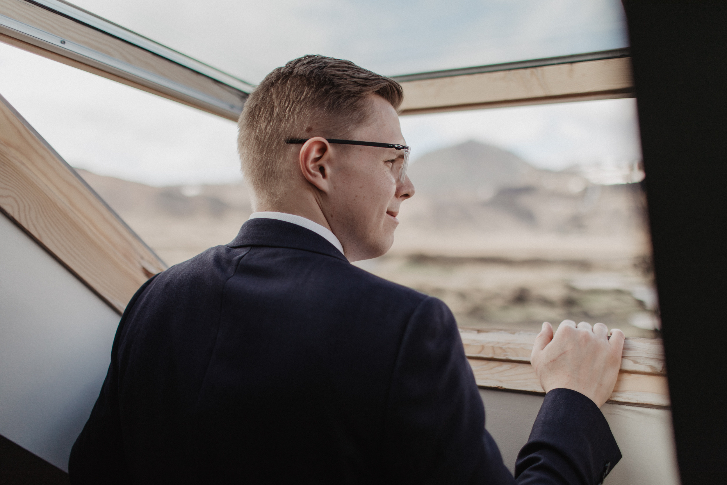 Wedding in Budir black church in Iceland. Iceland elopement photographer & videographer