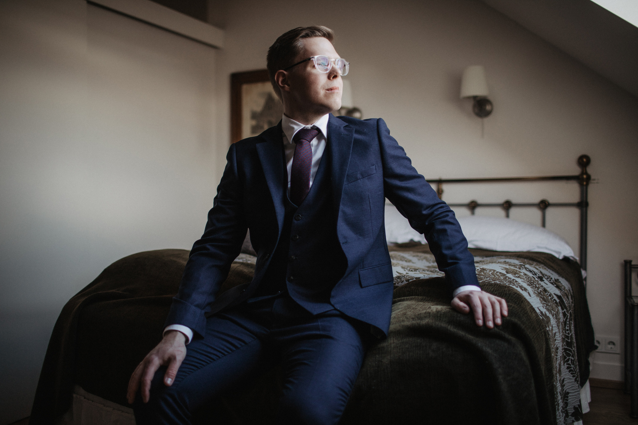 Wedding in Budir black church in Iceland. Iceland elopement photographer & videographer