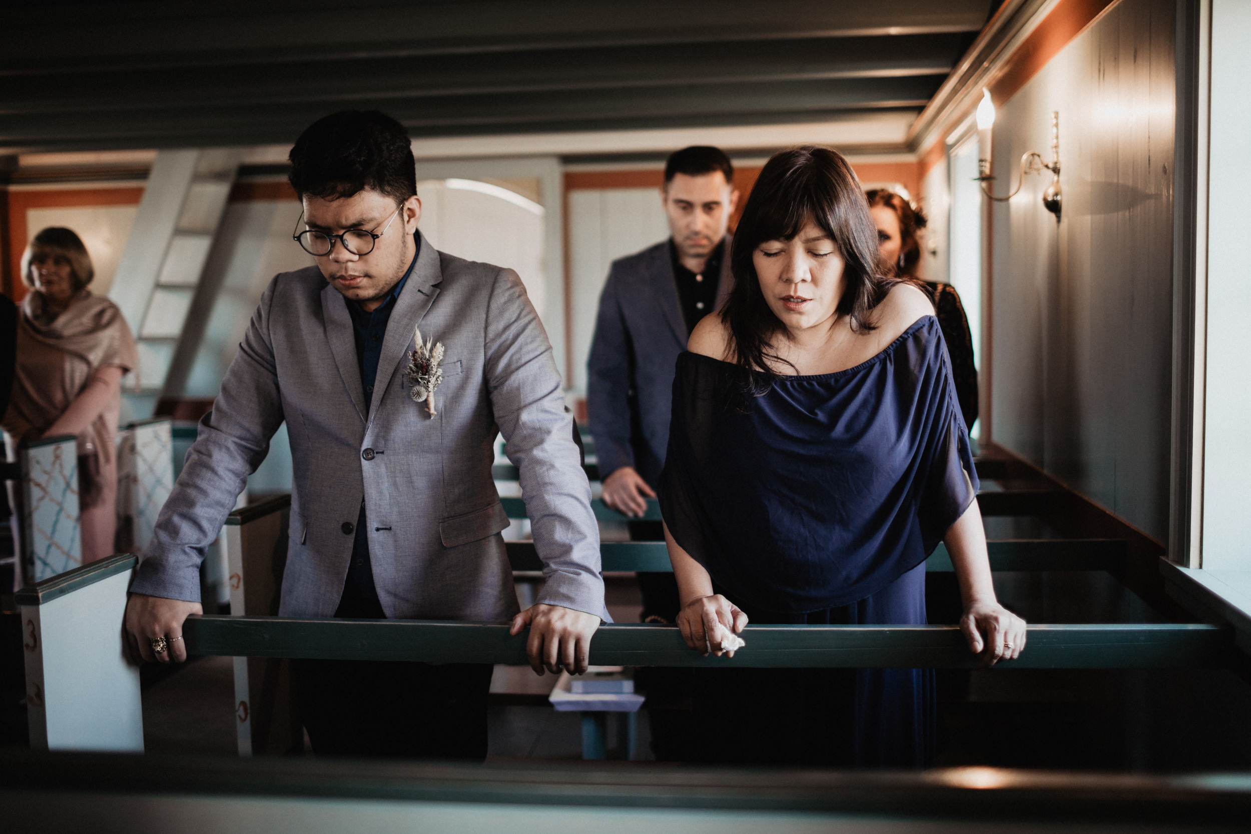 Wedding in Budir black church in Iceland. Iceland elopement photographer & videographer