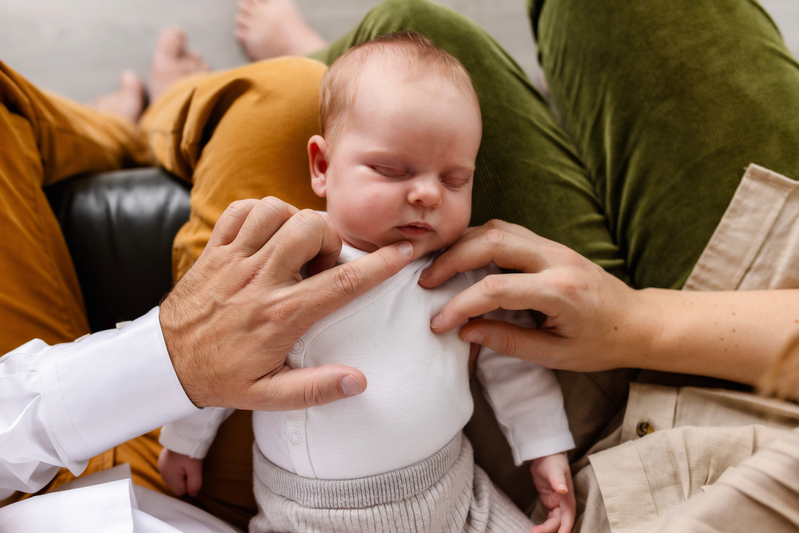 Lifestyle newbornshoot. Fotograaf Zwolle