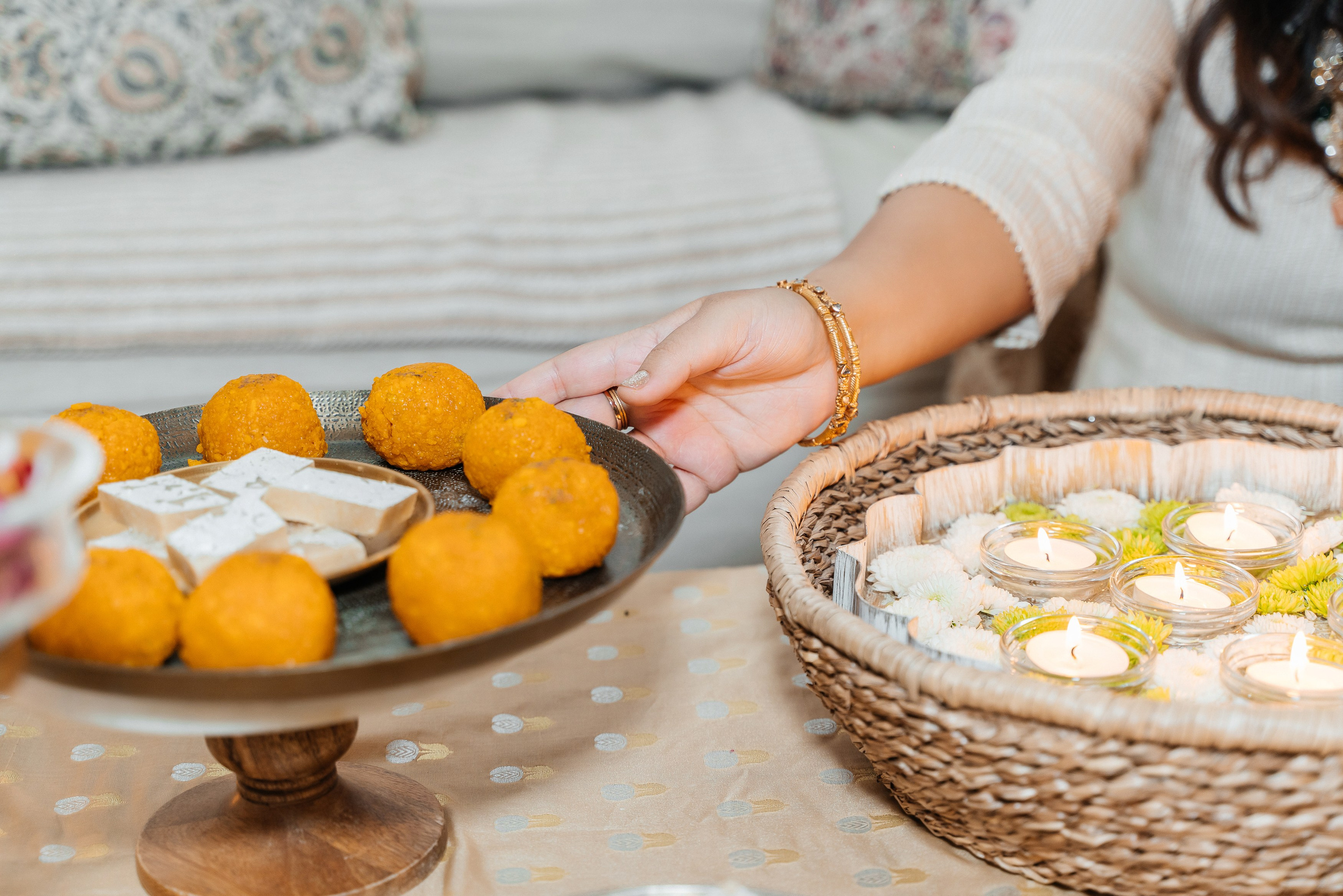 A photo shoot in a house in London