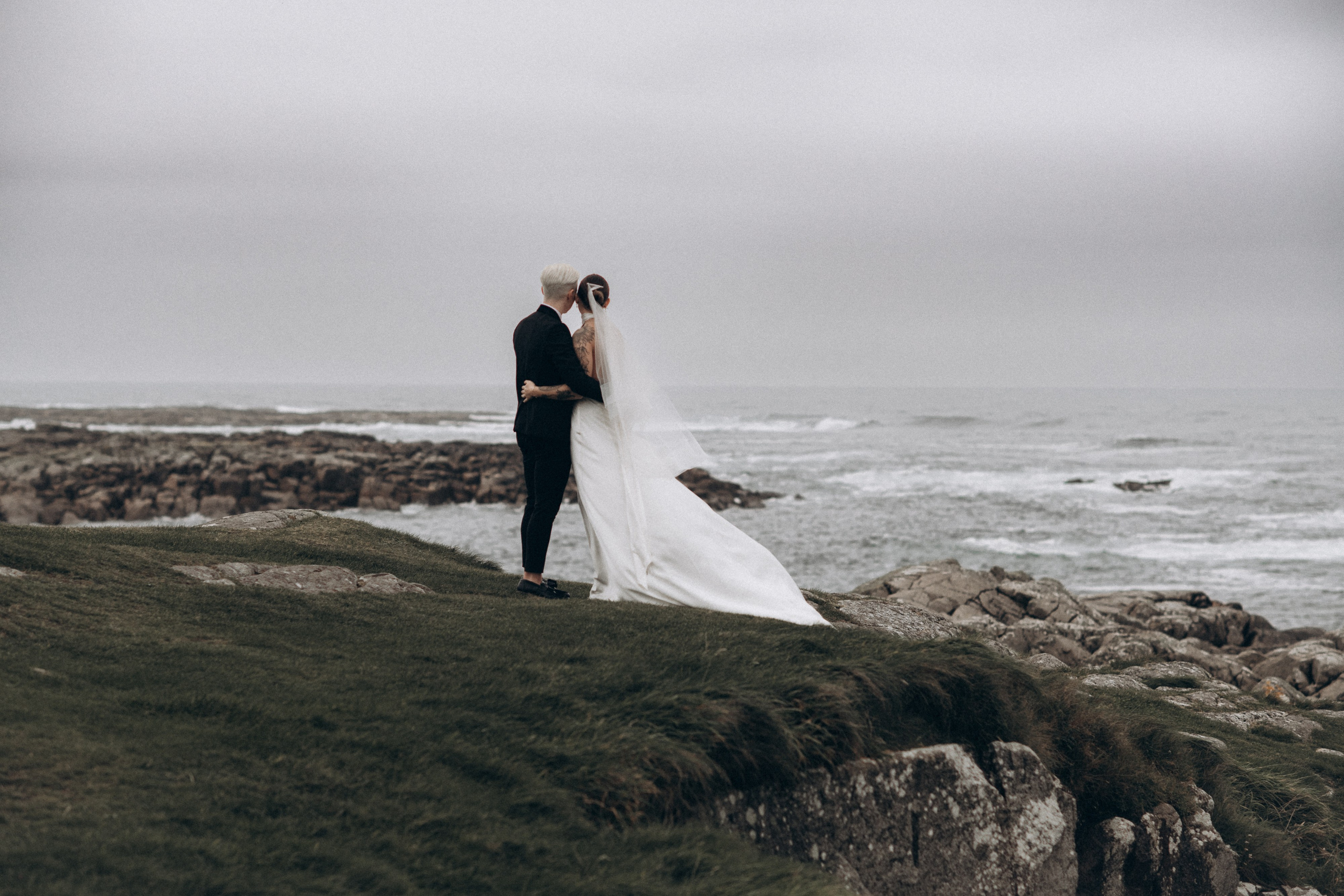 Elopement photoshoot in Ireland. Wedding & Family photographer in County Donegal and Dublin, Ireland
