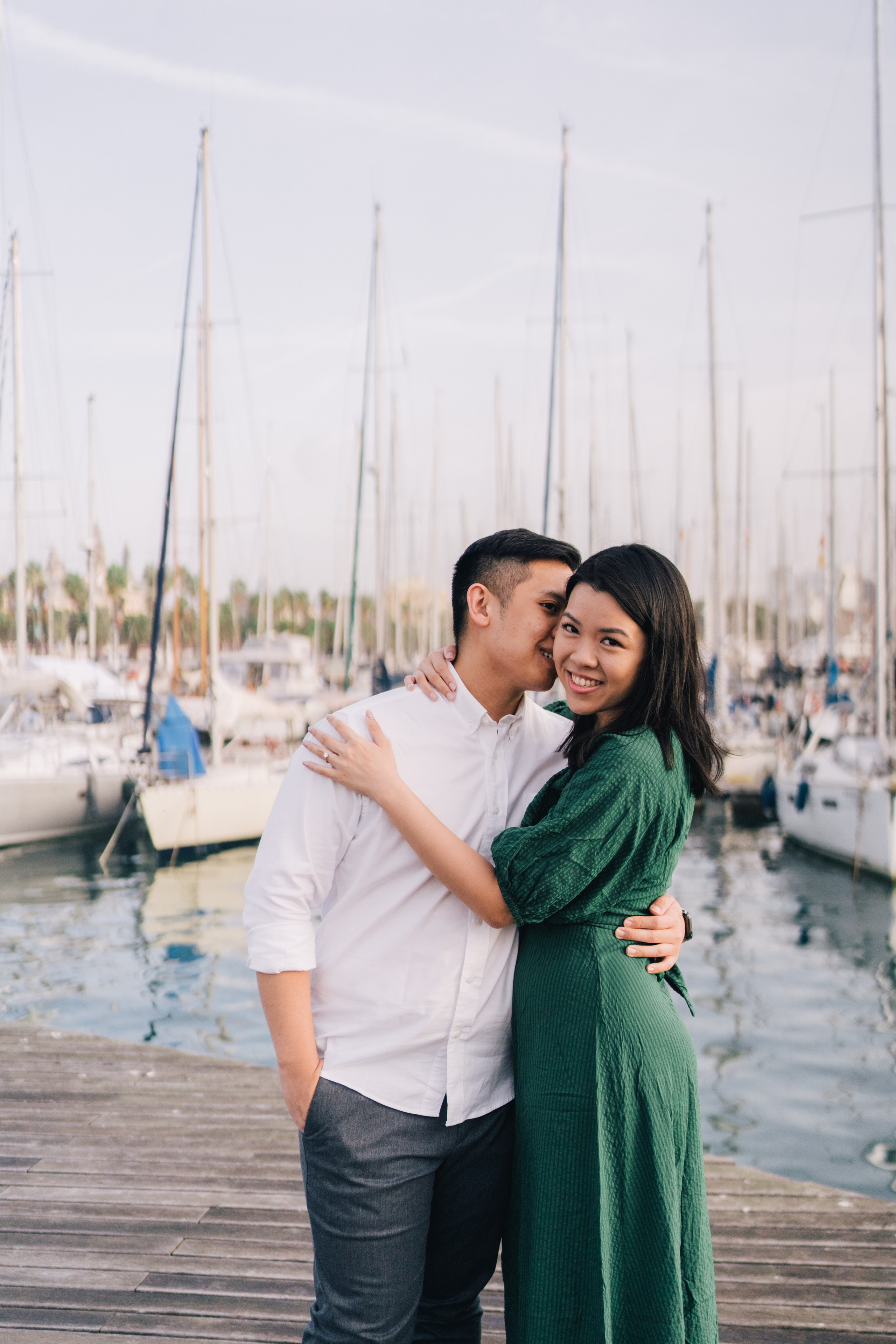 LoveStory in Gothic Quarter. Photographer Kristina Dorina