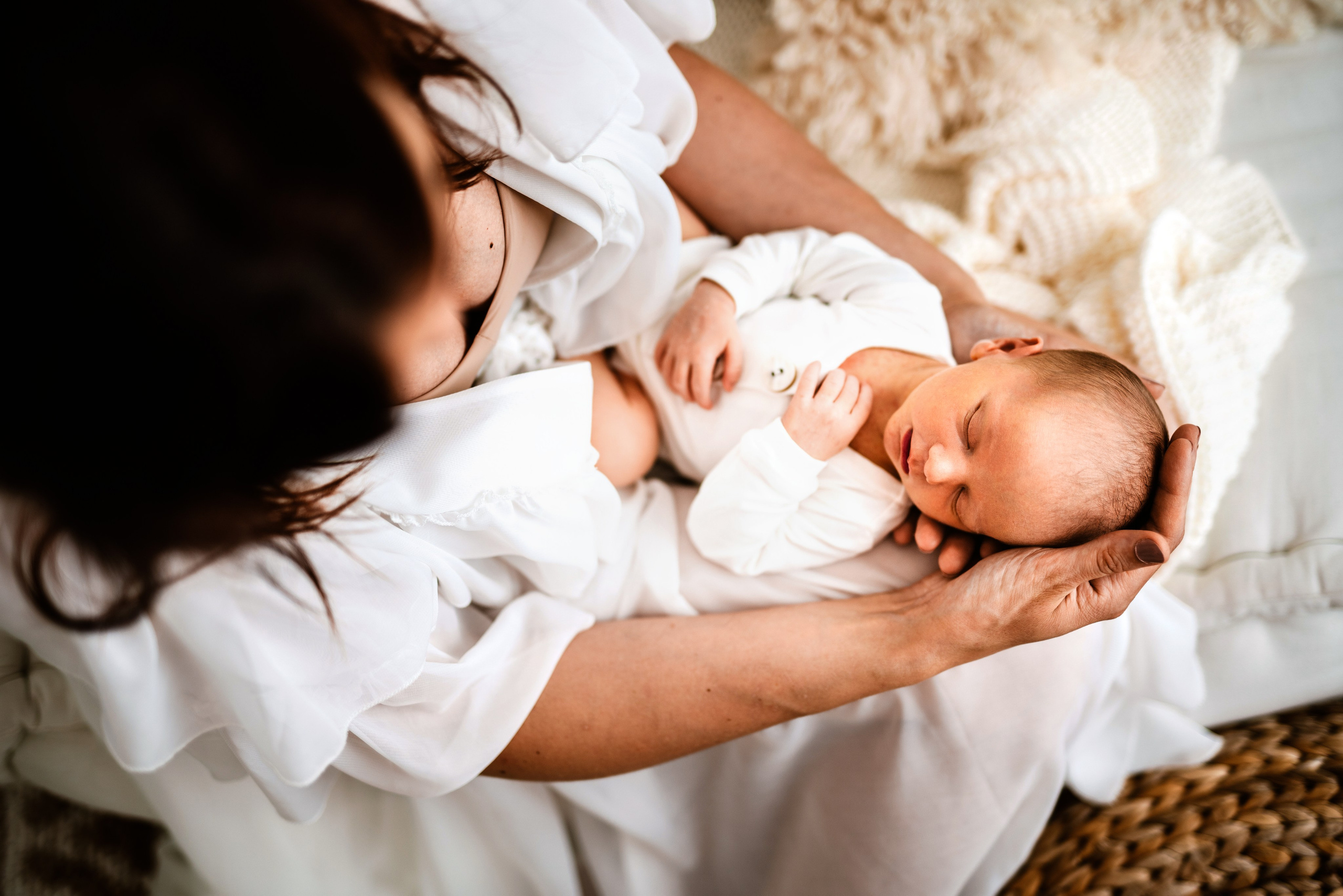Newborn. Svitlana Miahka fotografa a Genova