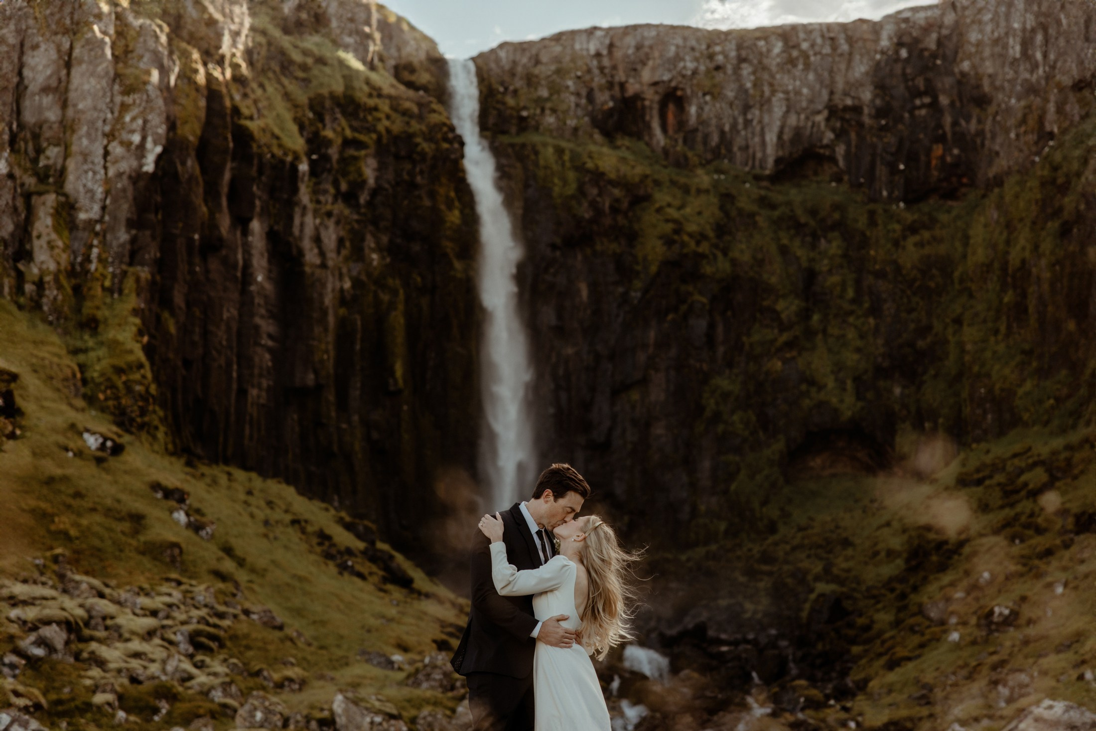 Iceland elopement at Budir Black Church | Snæfellsnes wedding by Iceland elopement photographer & videographer. Iceland elopement photographer & videographer