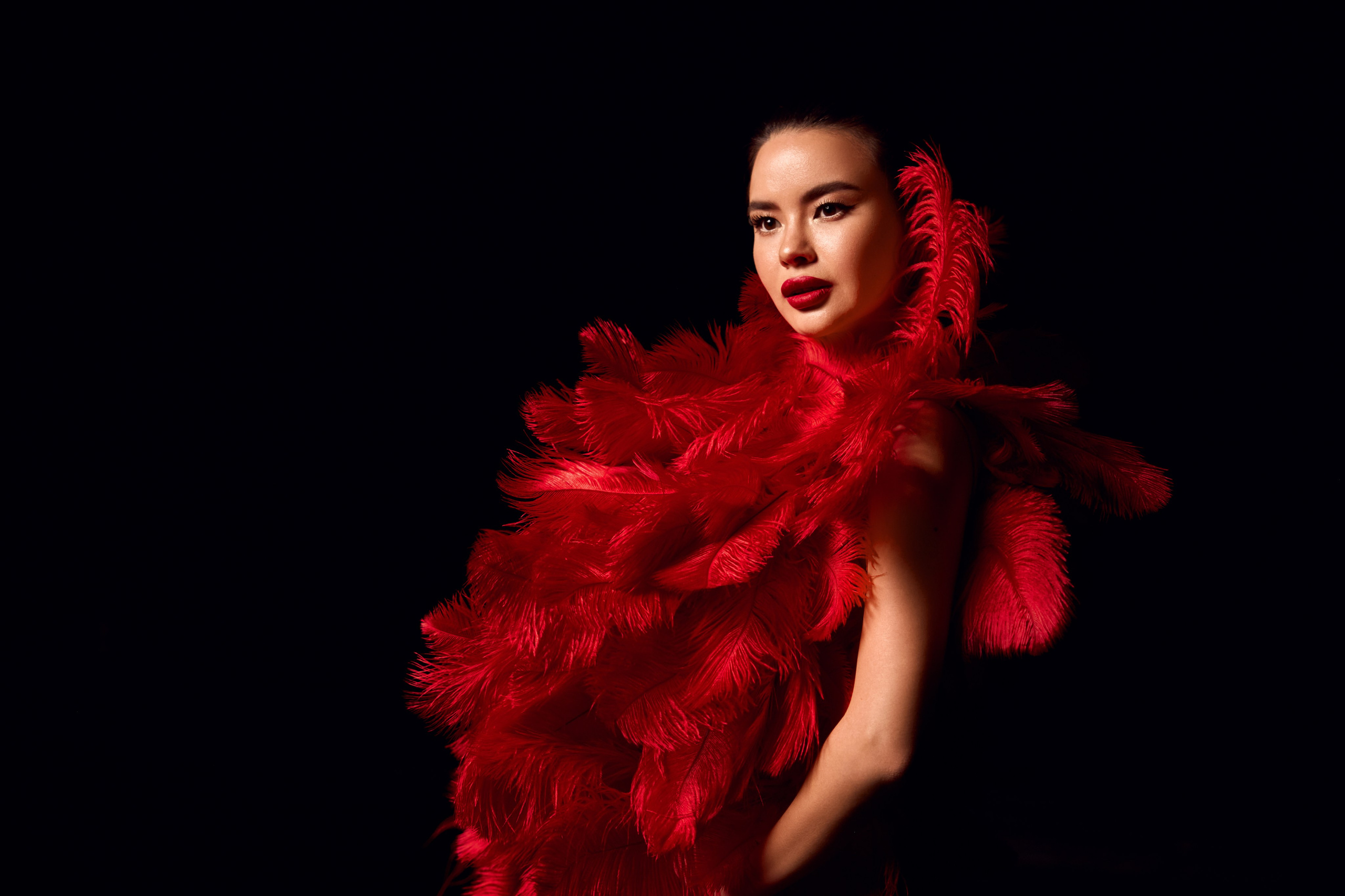 Studio-Shooting. Portraitfotografin Natalia Calcagnile