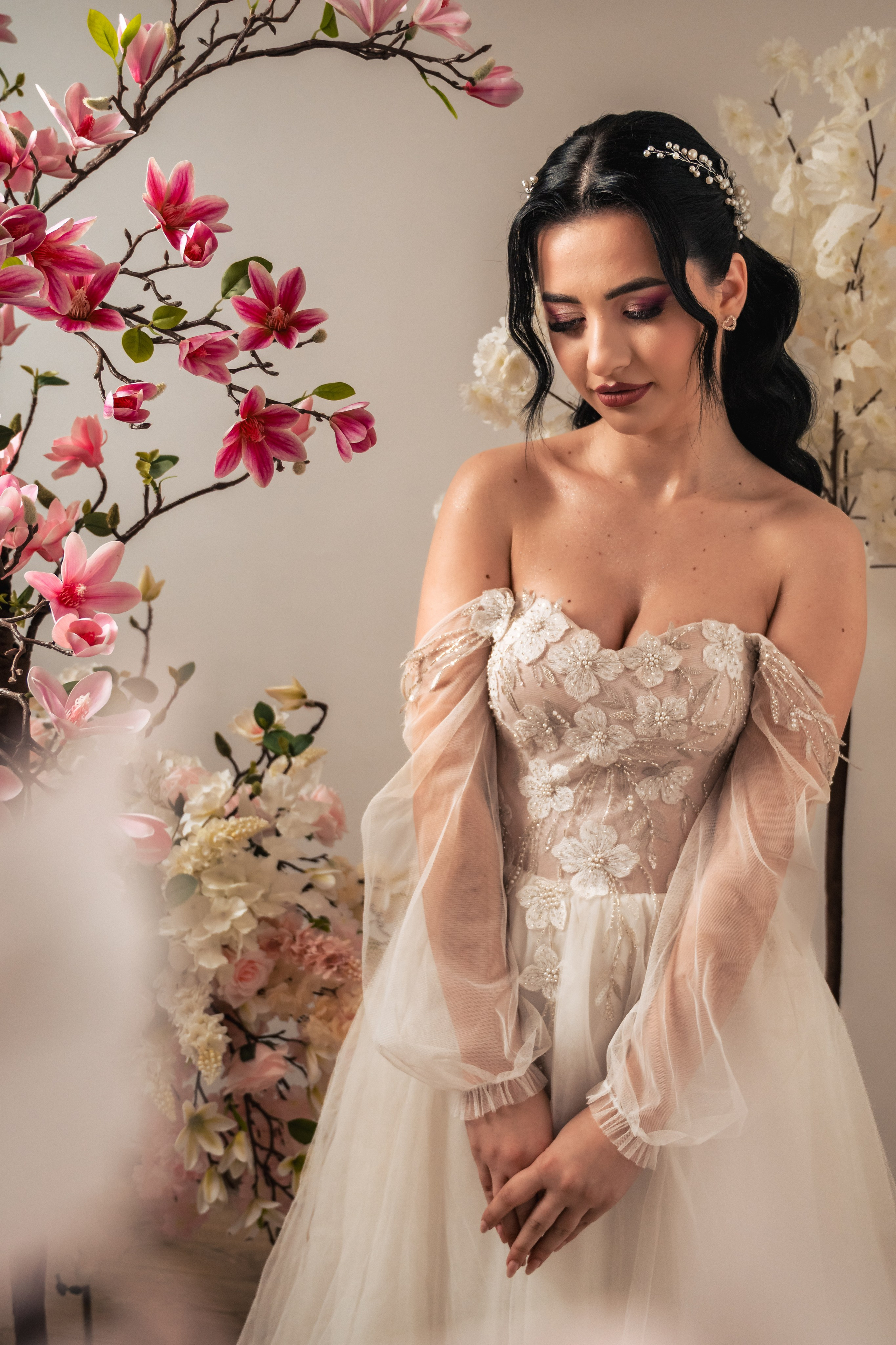 imagine editorial mireasă rafinată – fotograf profesionist Slobozia