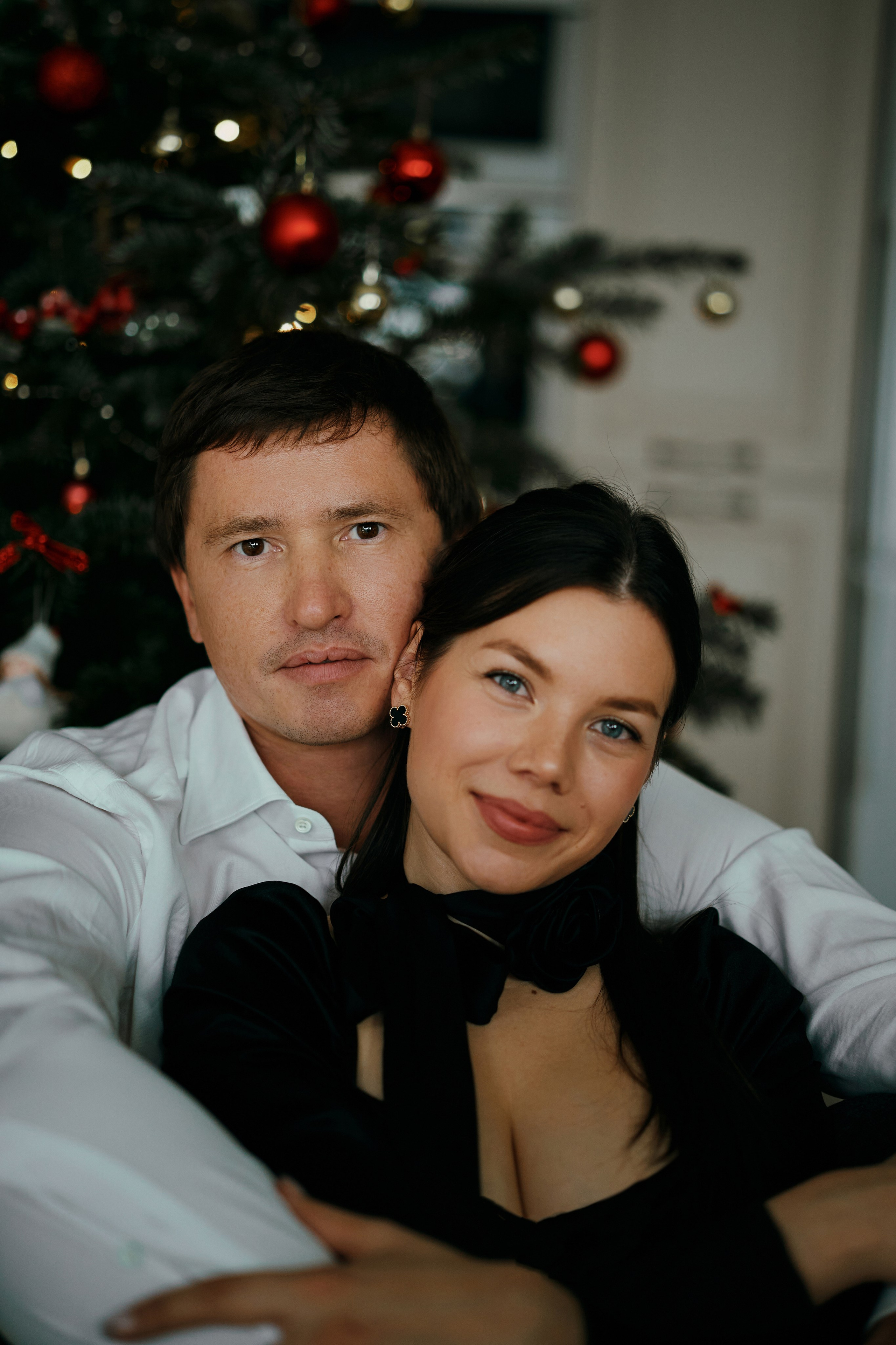 Юрий, Наталья и Алина. Первый новый год. Фотограф в Барселоне Жанна Захарченко