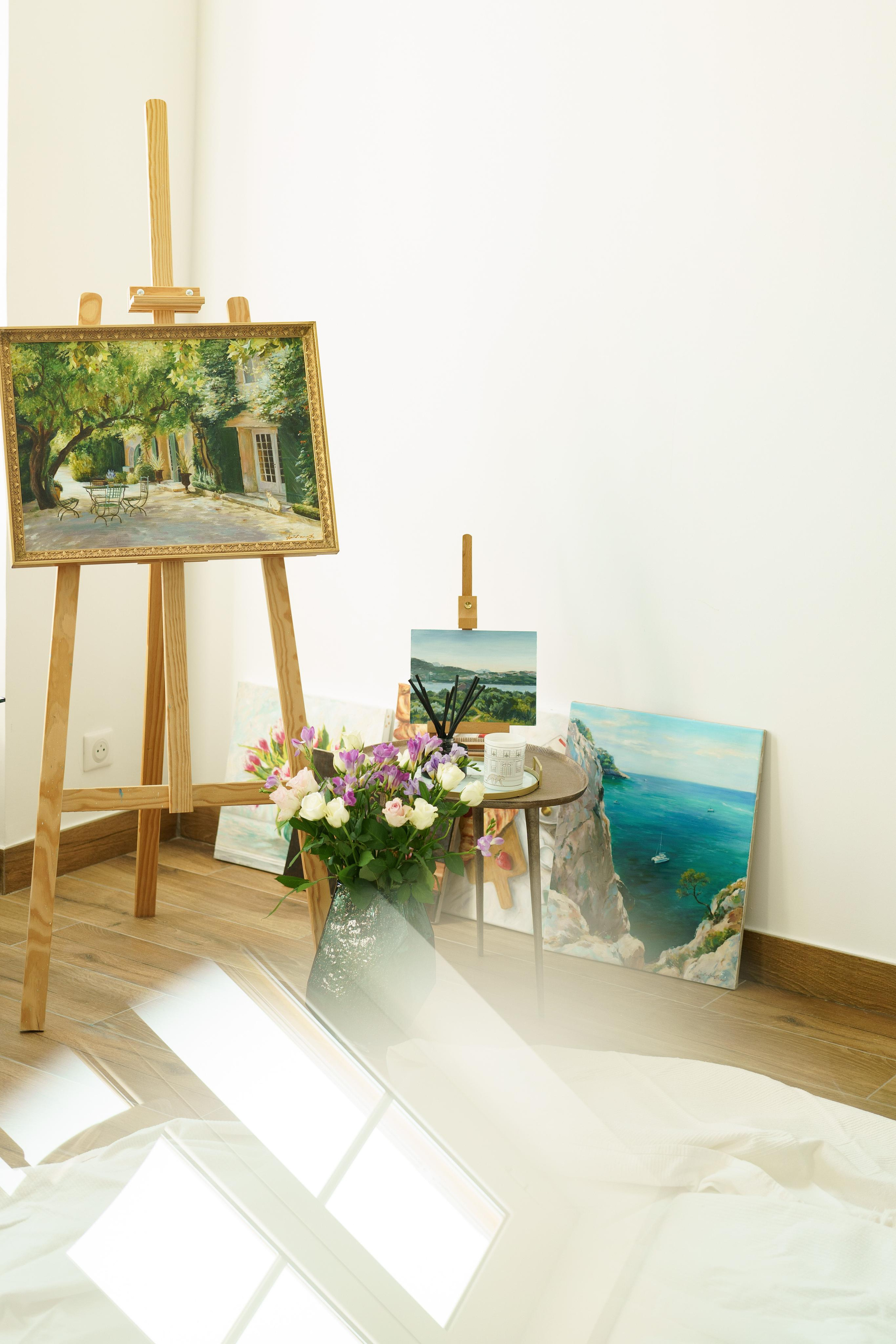 « artiste et sa palette: séance photo de la créativité ». Photos by Vechkaeva